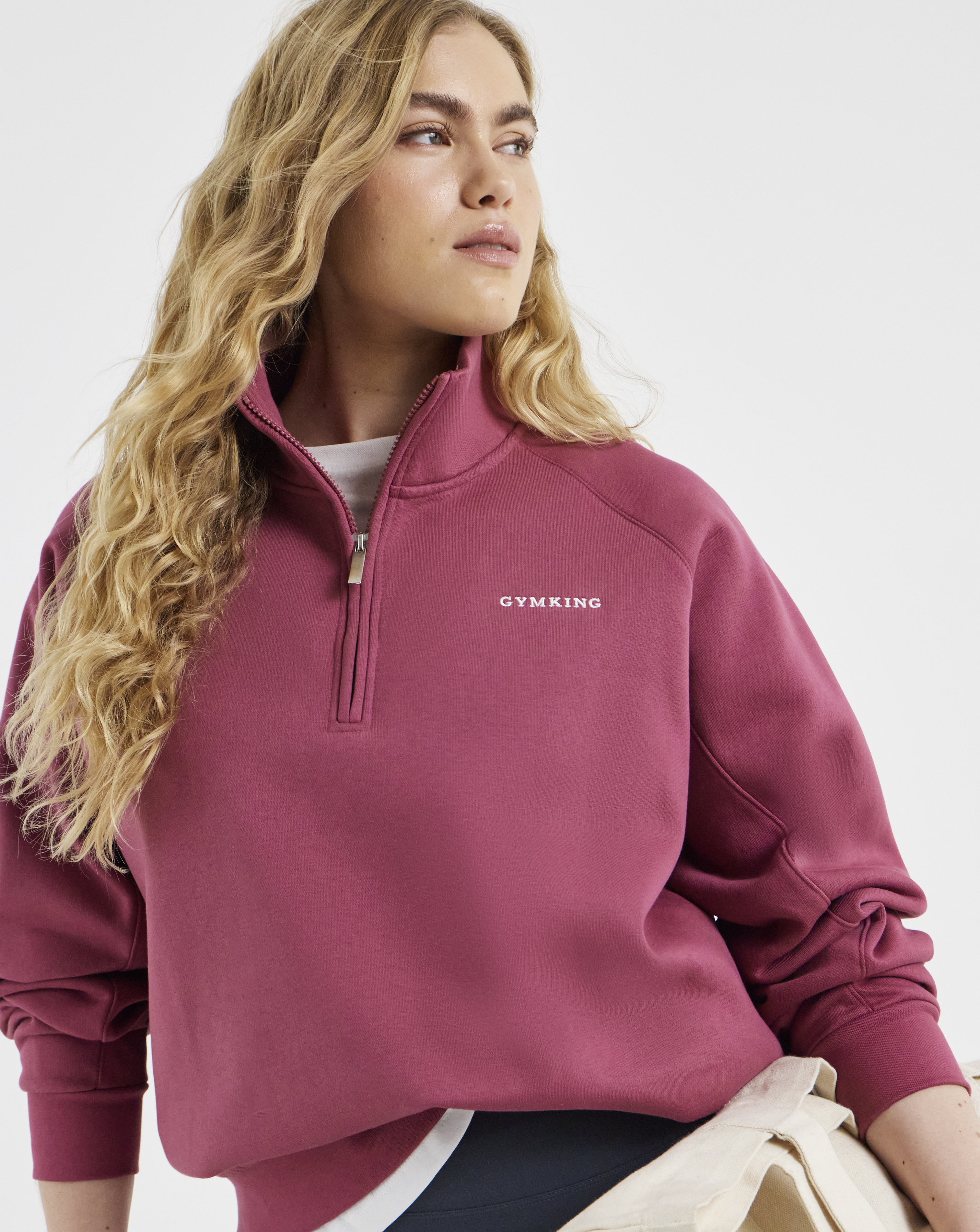 New In - Gym King 365 Raglan Sleeve Funnel Neck