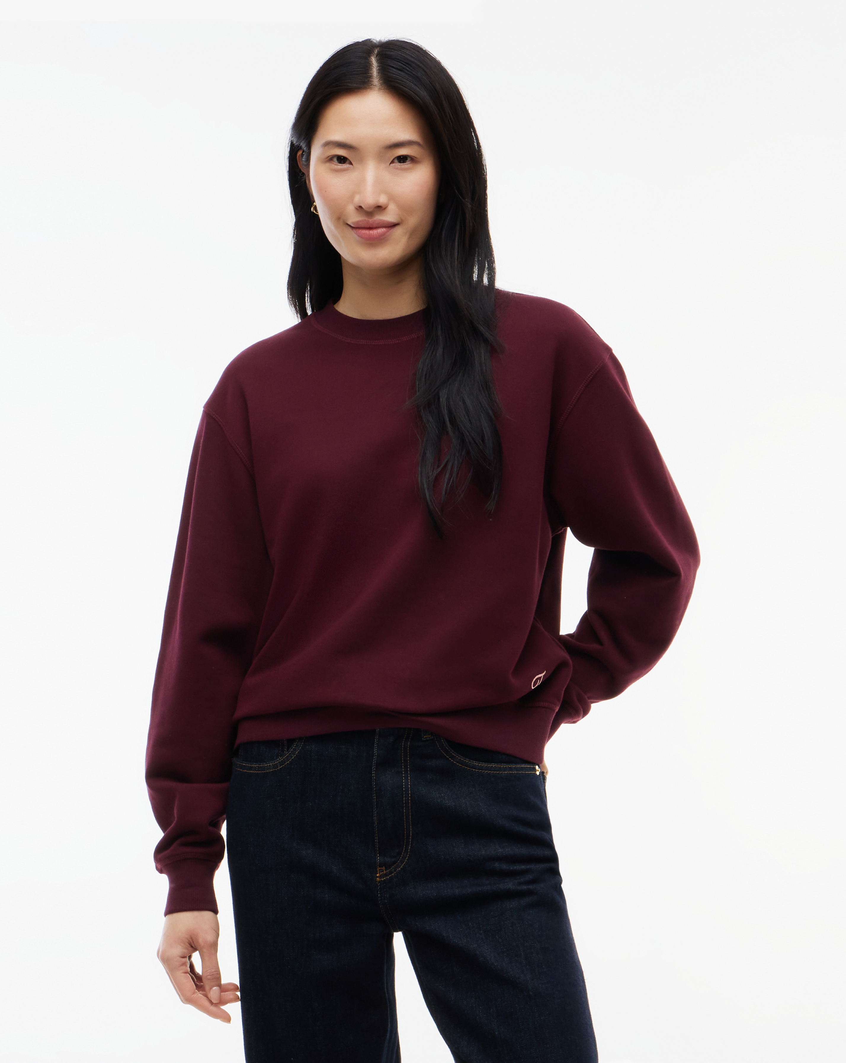 Tommy Hilfiger Women's Burgundy Jumper Size XL