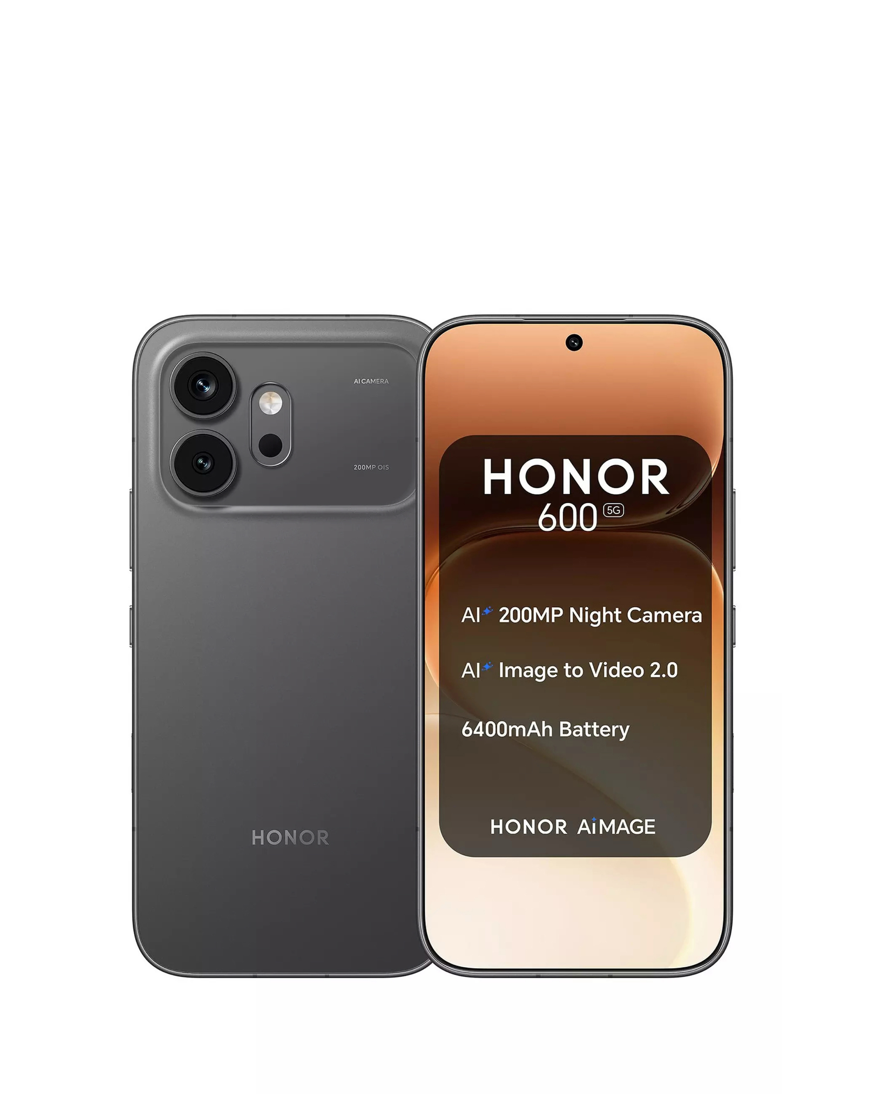 New In - Honor 600 5G 256GB - Black