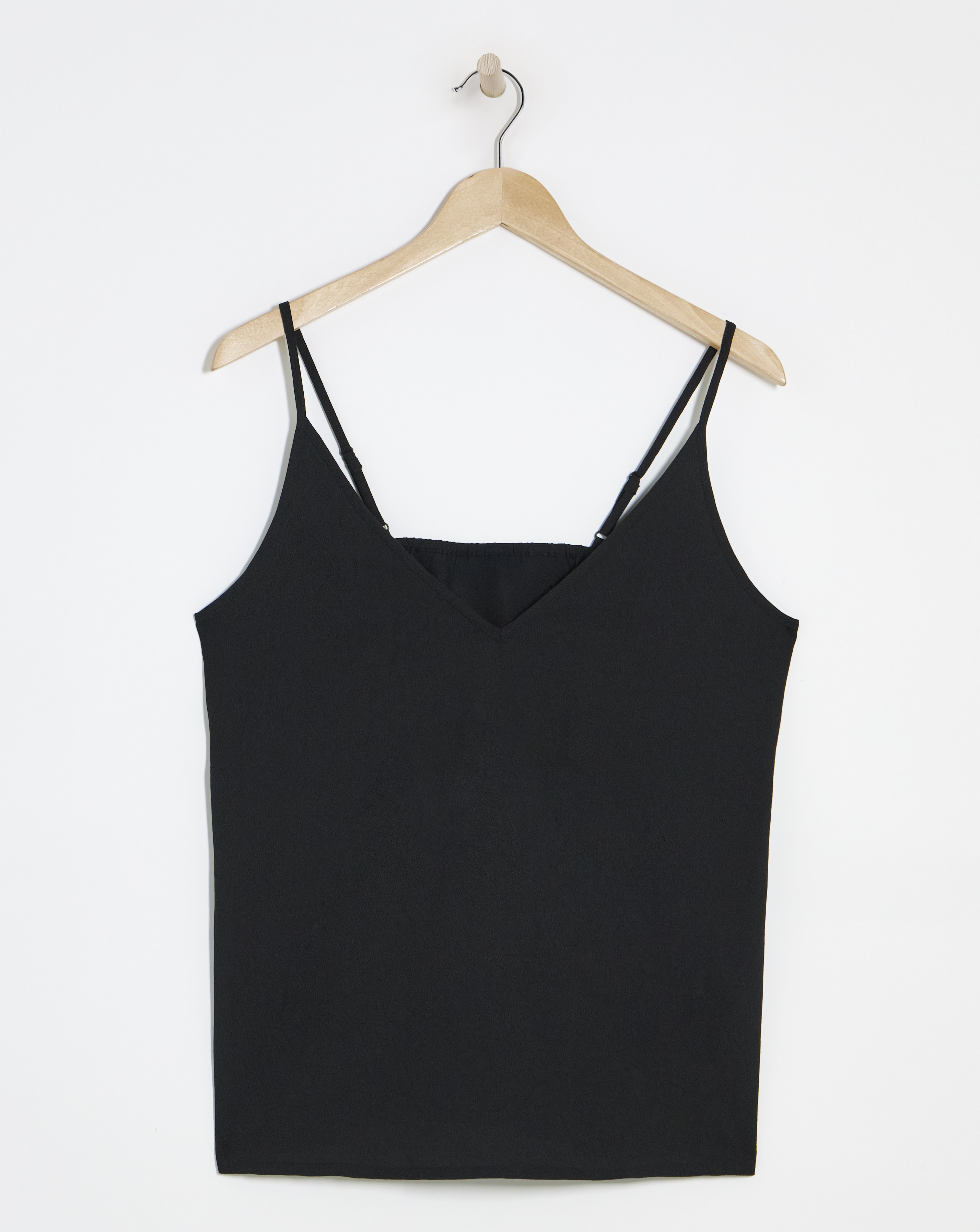 Black V Neck Cami