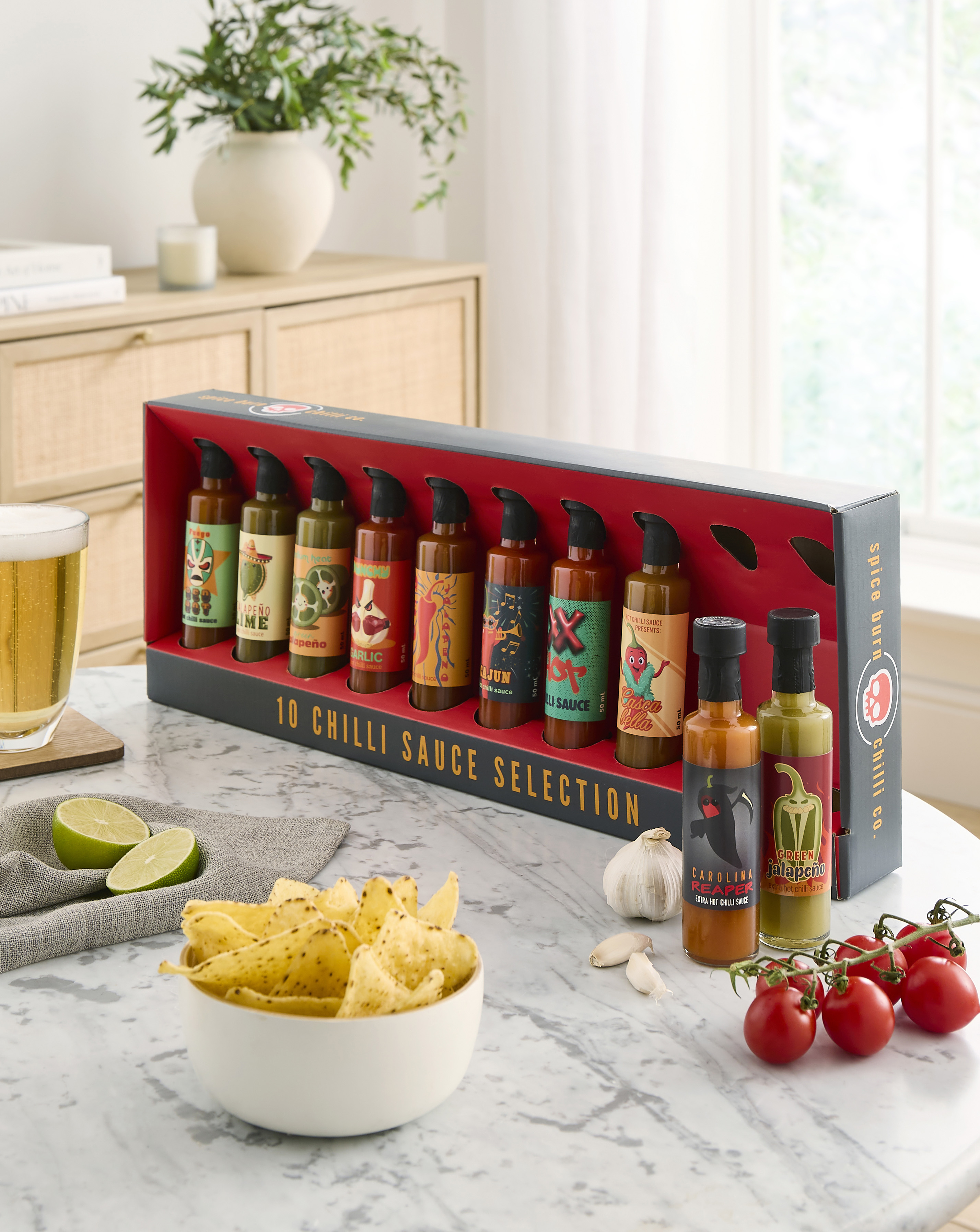 10 Chilli Sauce Selection