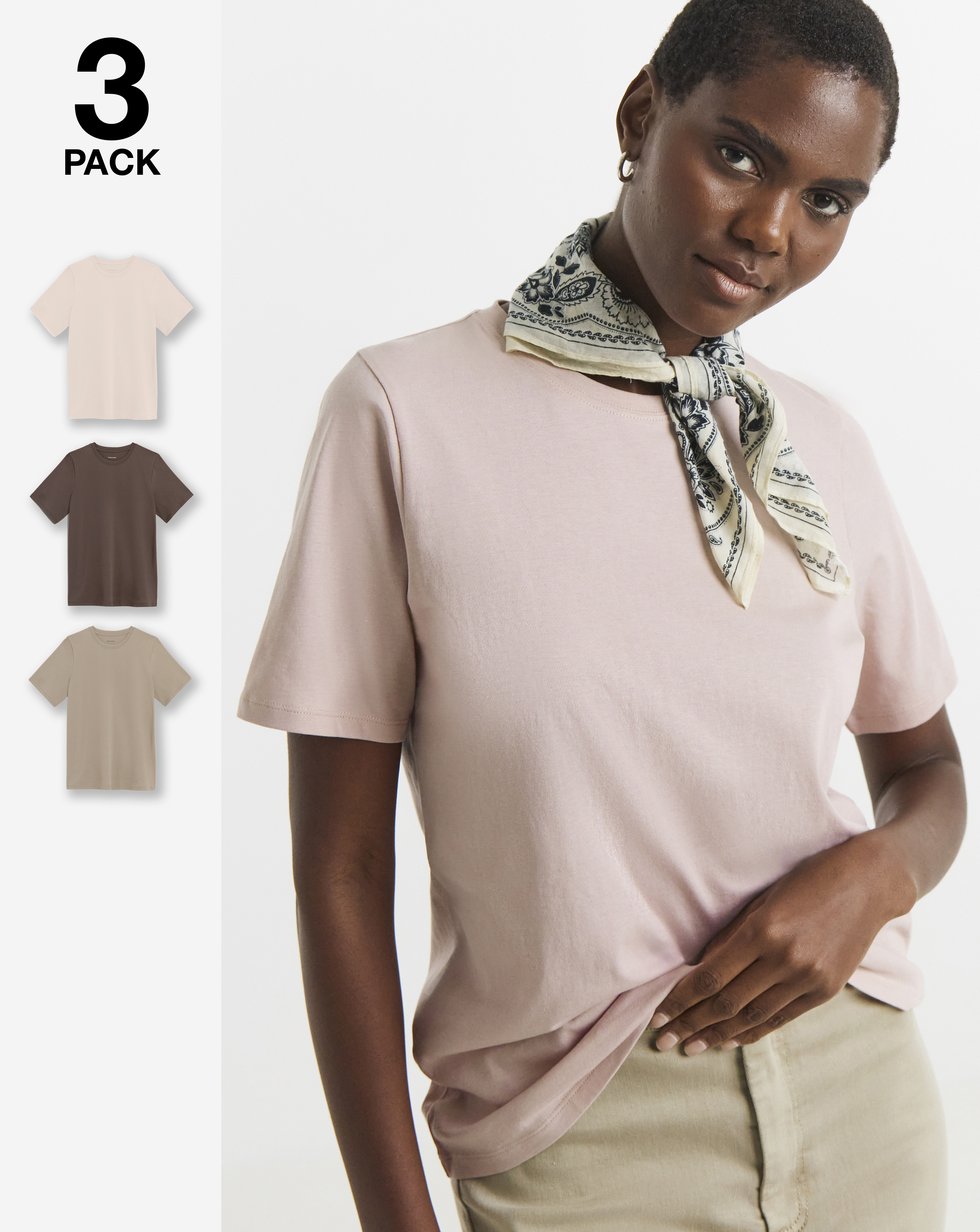 New In - 3 Pack The Crew Neck SS
