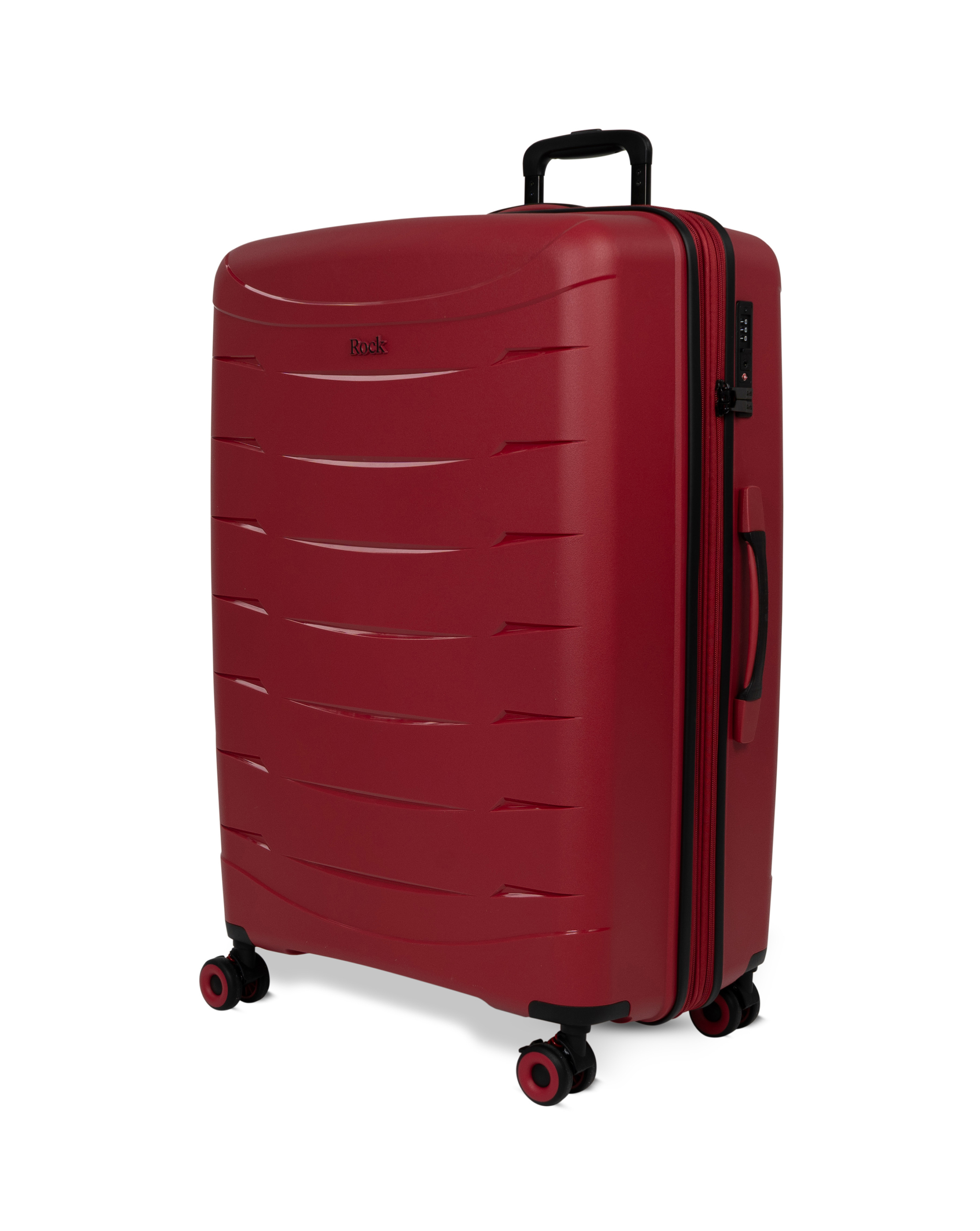 Rock Luggage Resilient Large Red Suitcase - Image 4