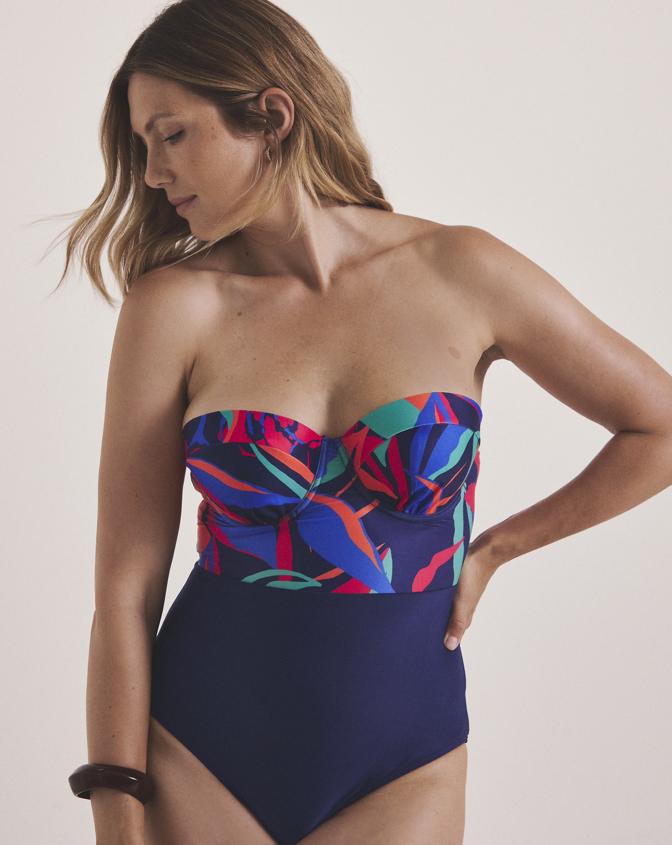 Underwired Bandeau Swimsuit