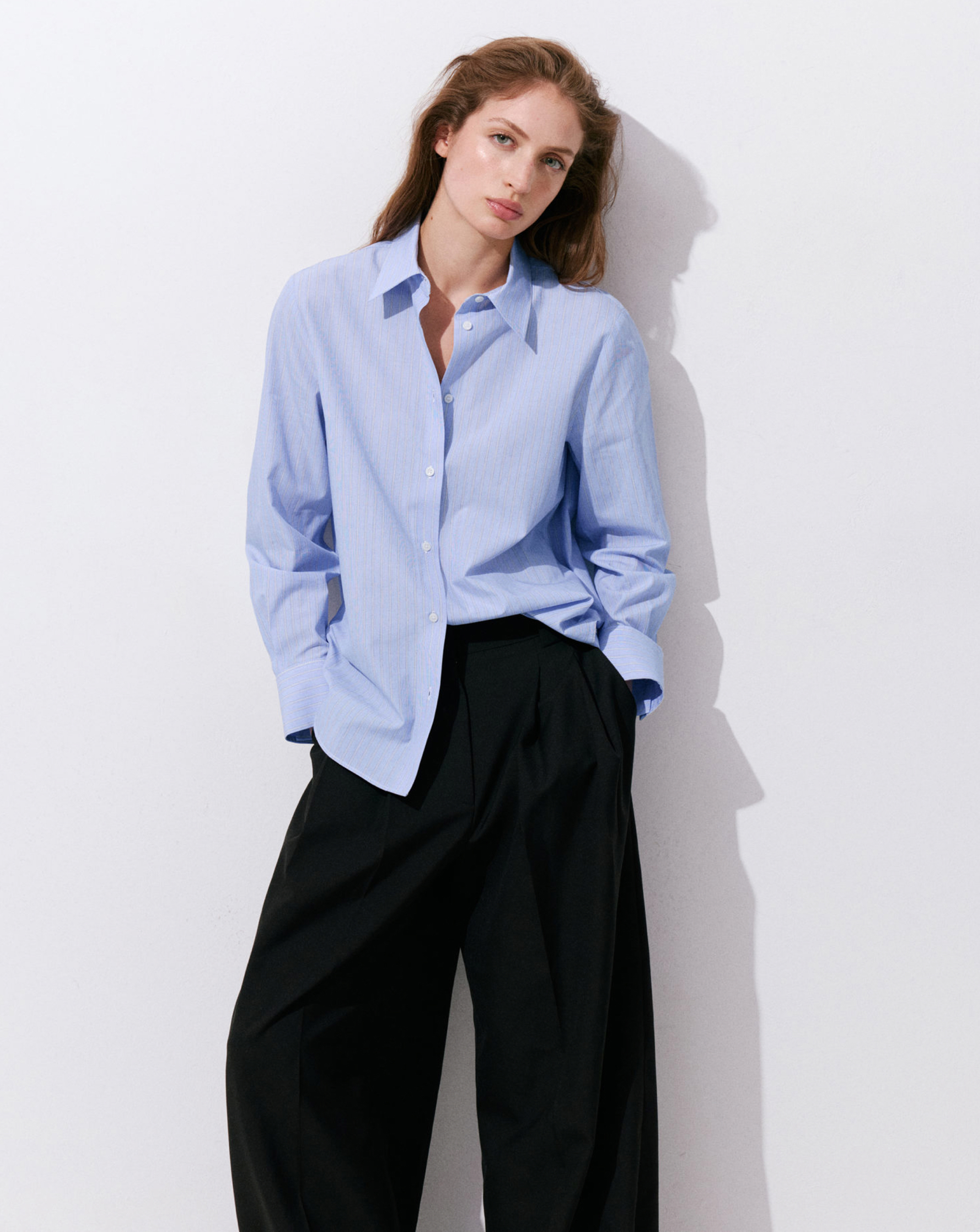 Mango Cotton And Lyocell Blend Shirt