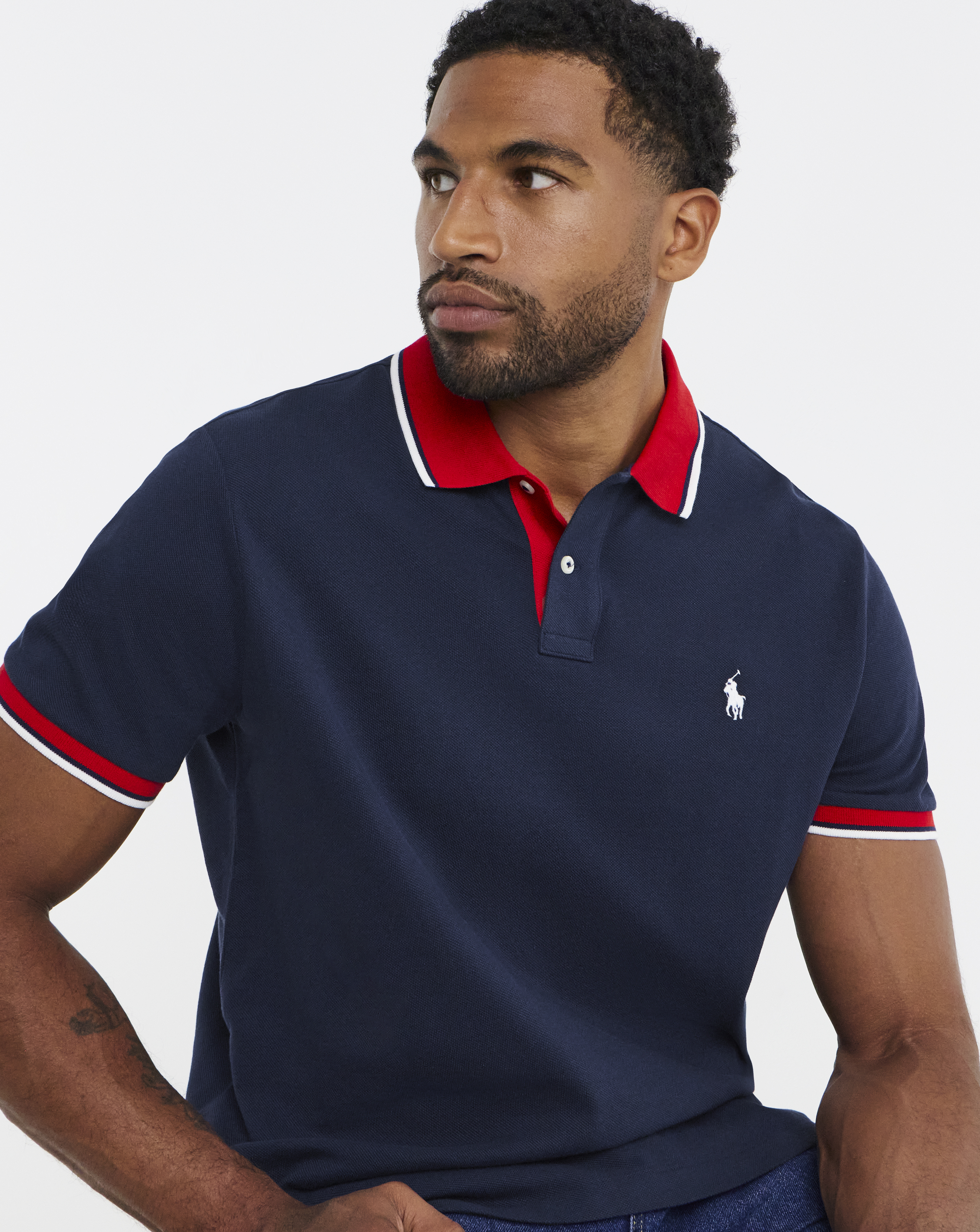 Polo Ralph Lauren Tipped Collar