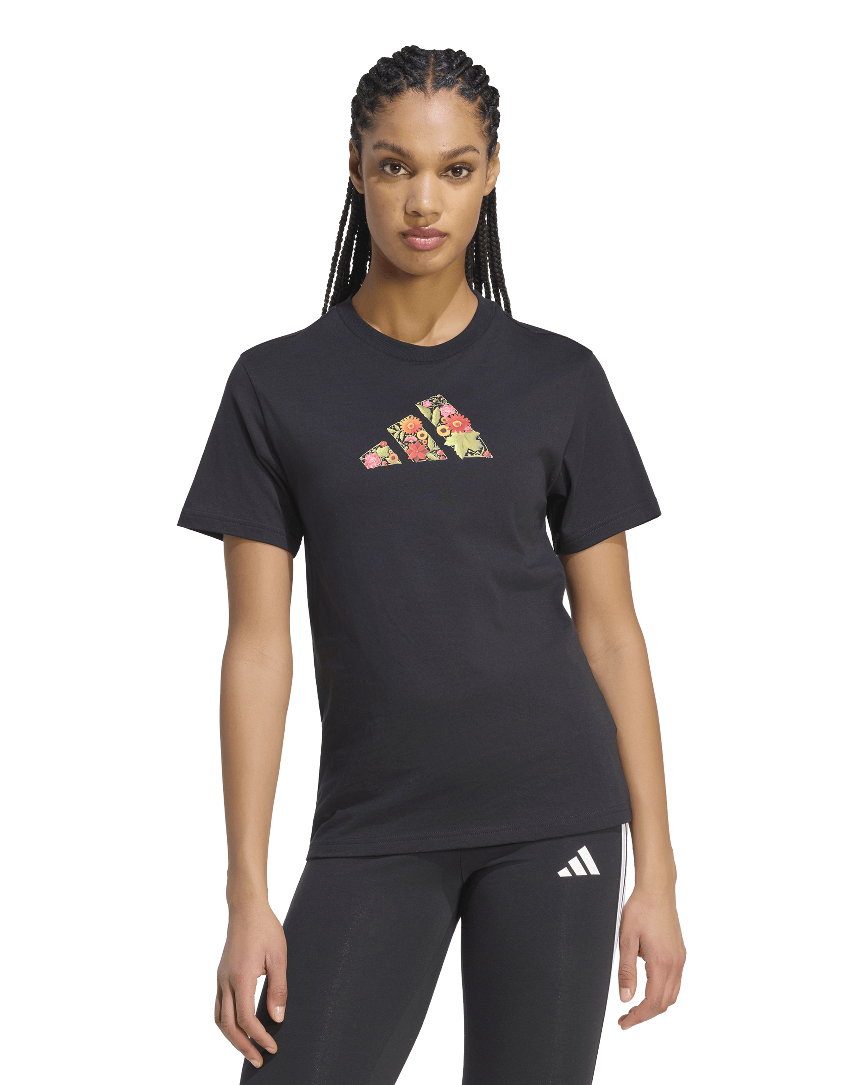 adidas Floral Logo T-Shirt