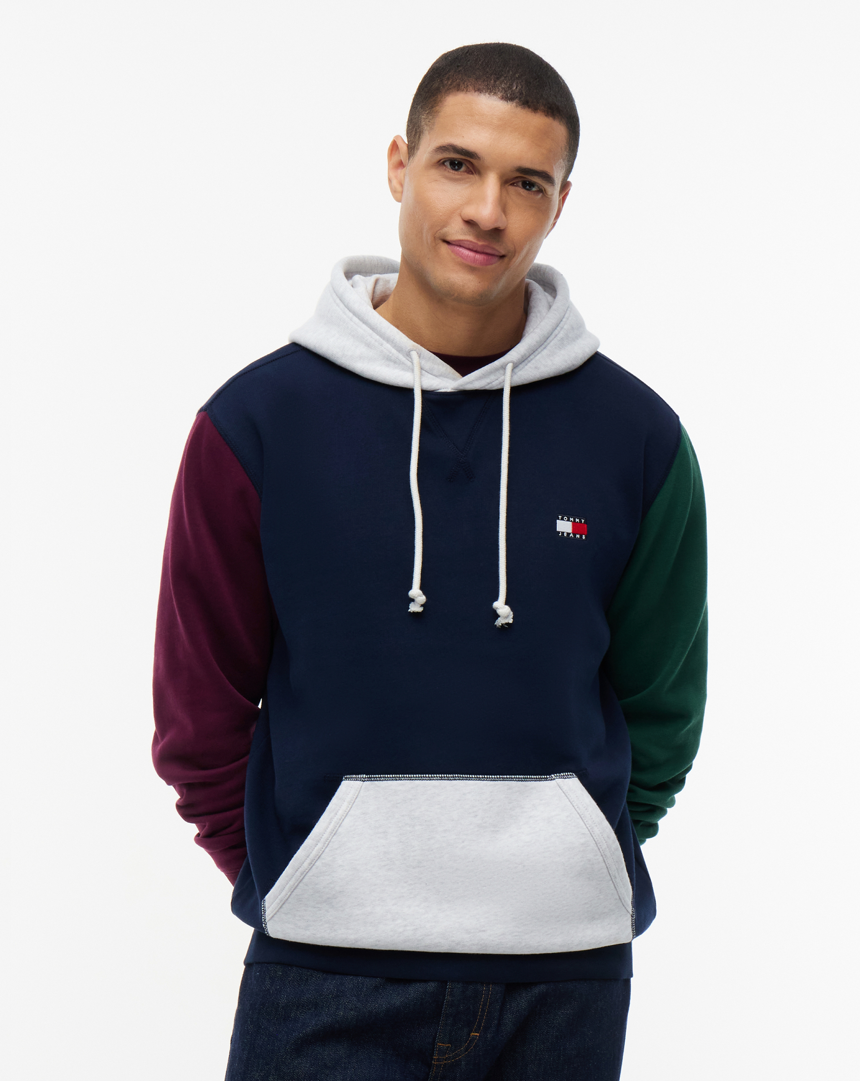 Tommy Jeans Colourblock Badge Hoodie