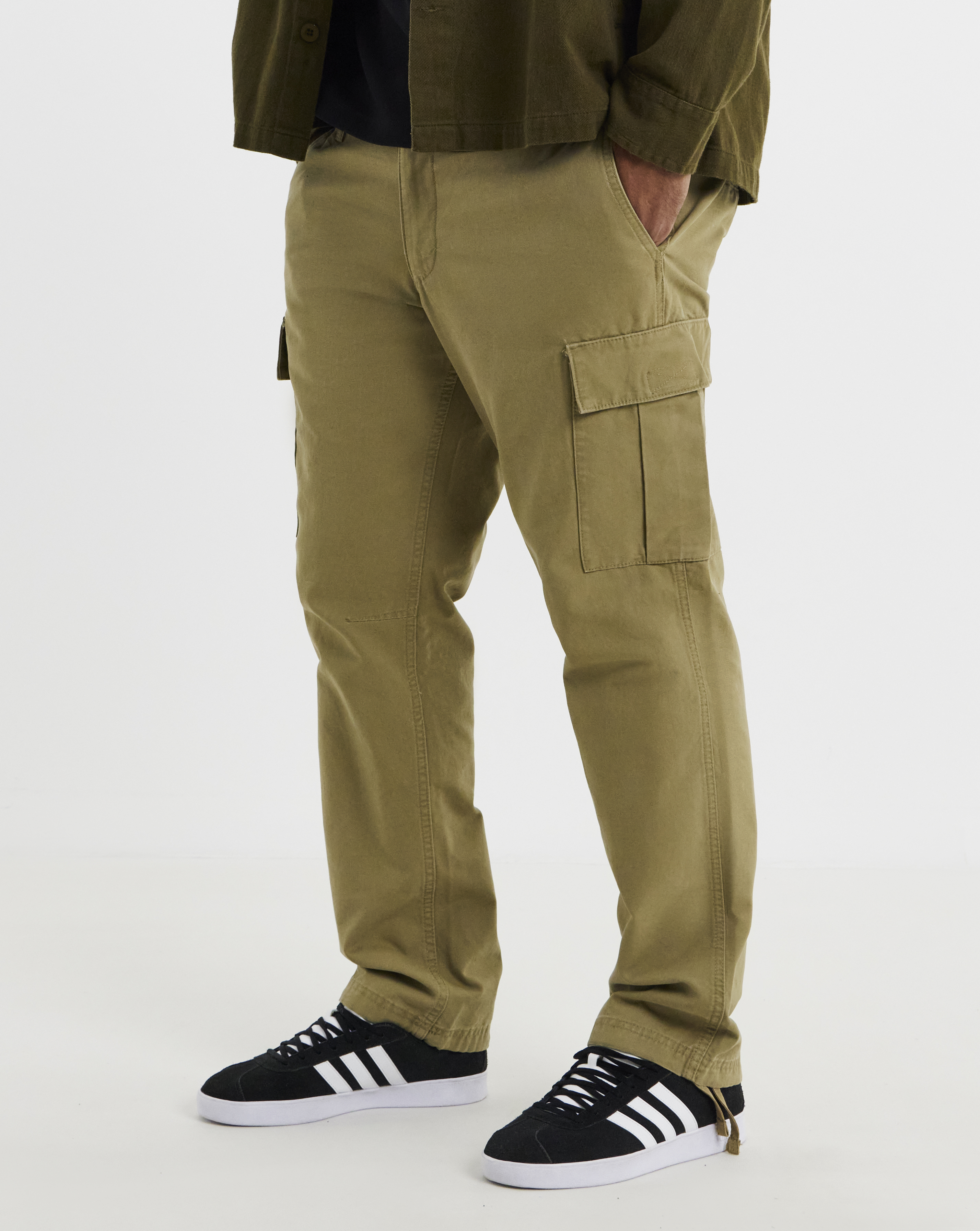 Jack & Jones Kane Barkley Cargo Trouser - Natural
