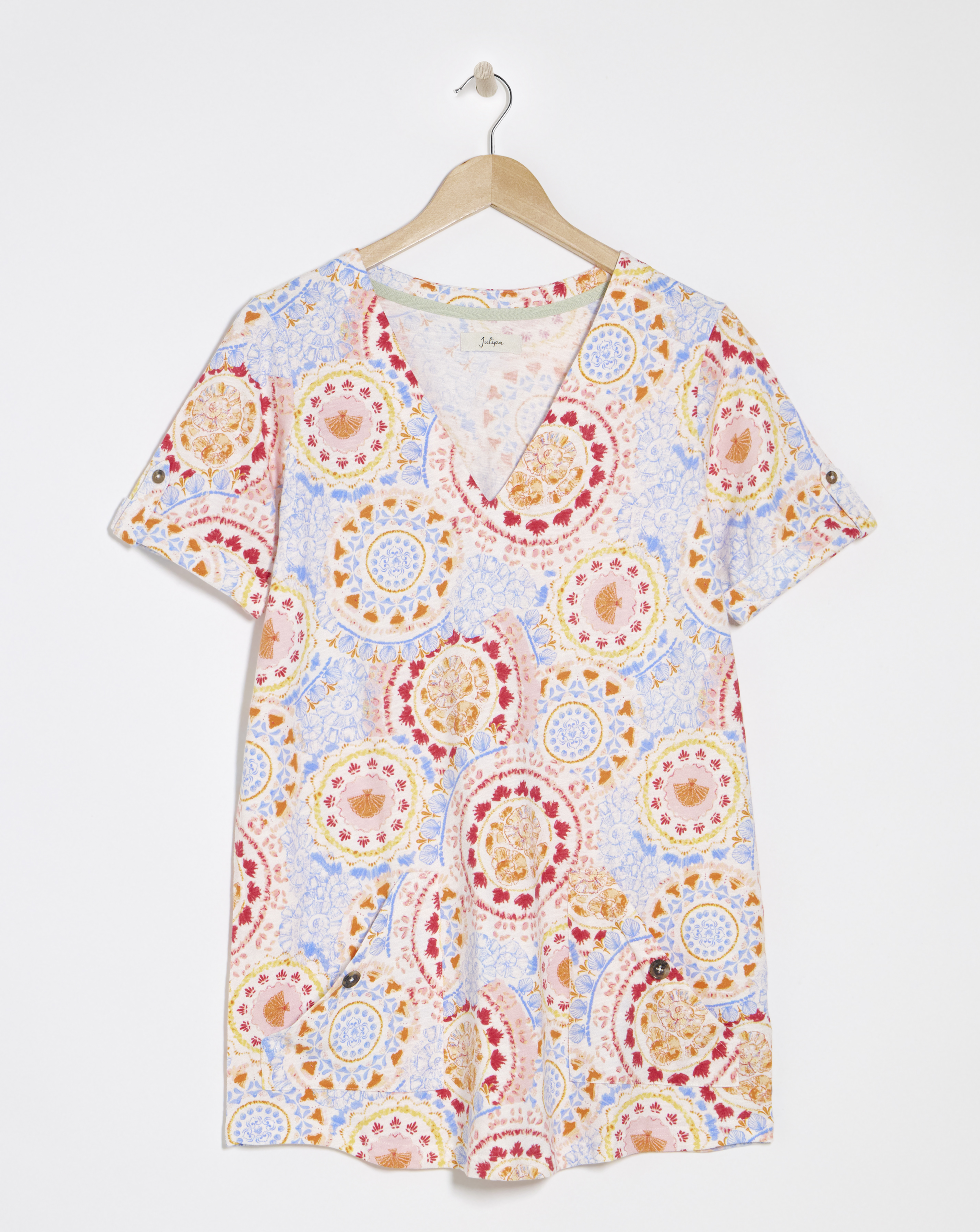 Julipa Pure Cotton Pocket Tunic