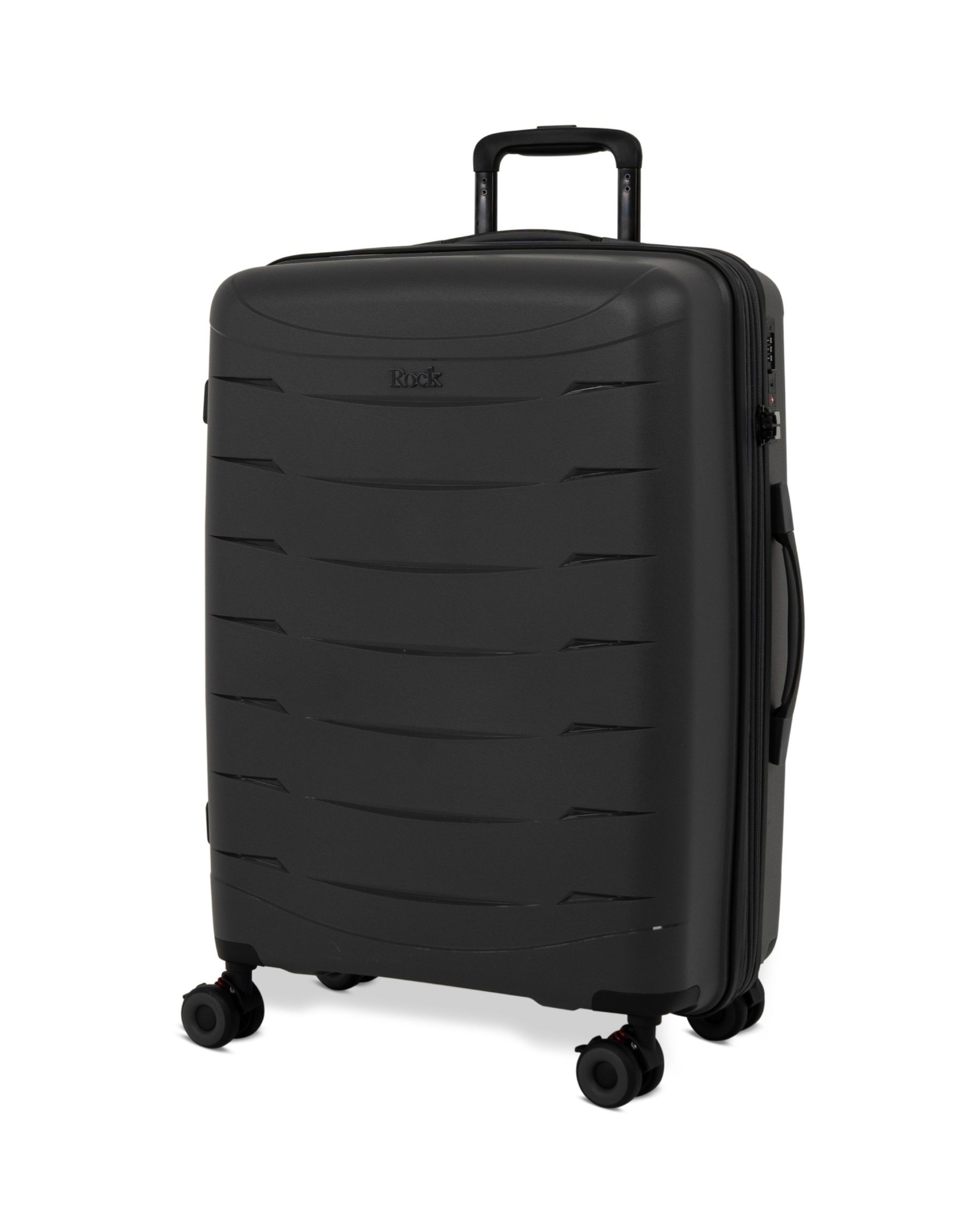 Rock Luggage Resilient Medium Charcoal Suitcase - Image 3