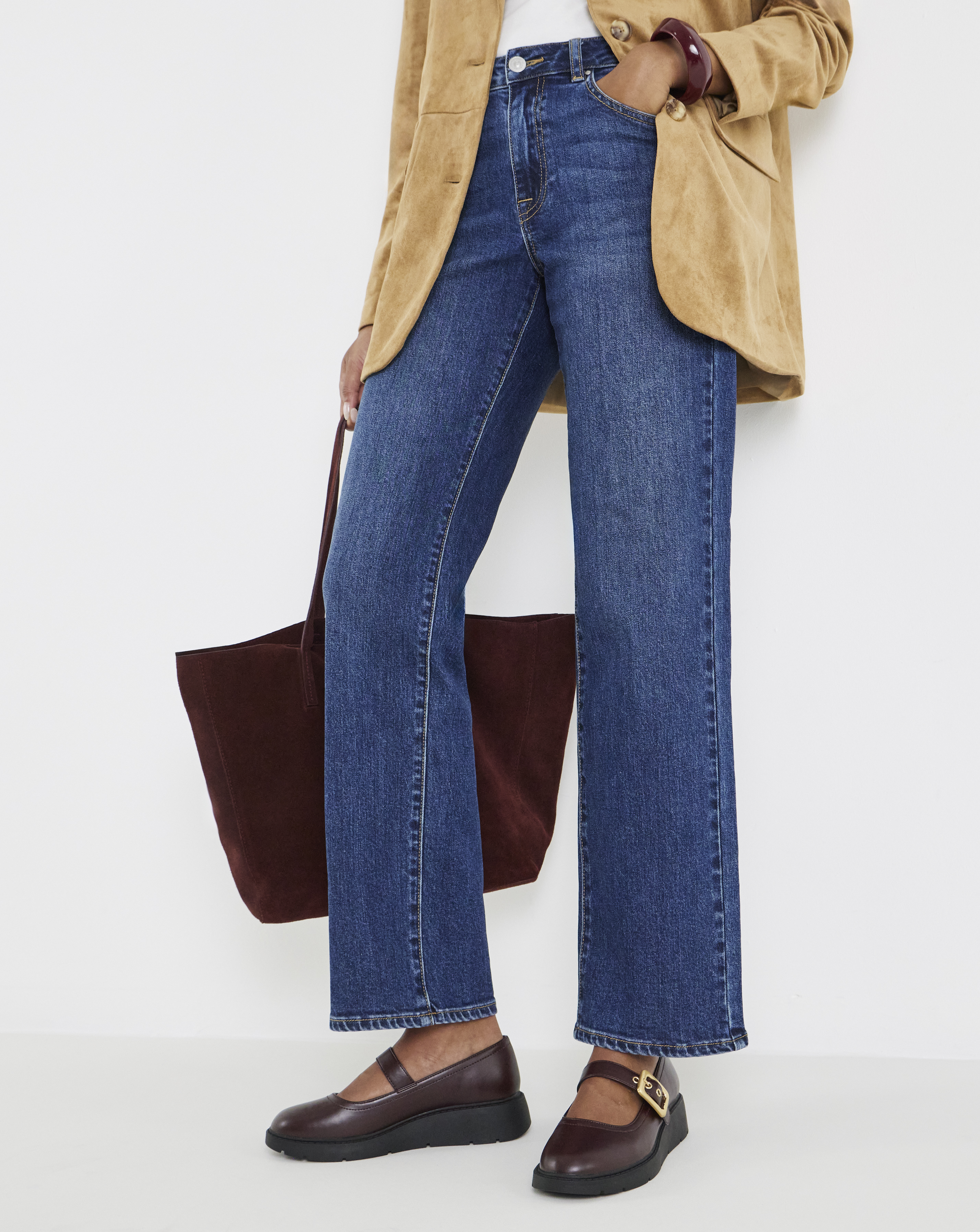 New In - Wedged Buckle Mary Jane Extra Wide