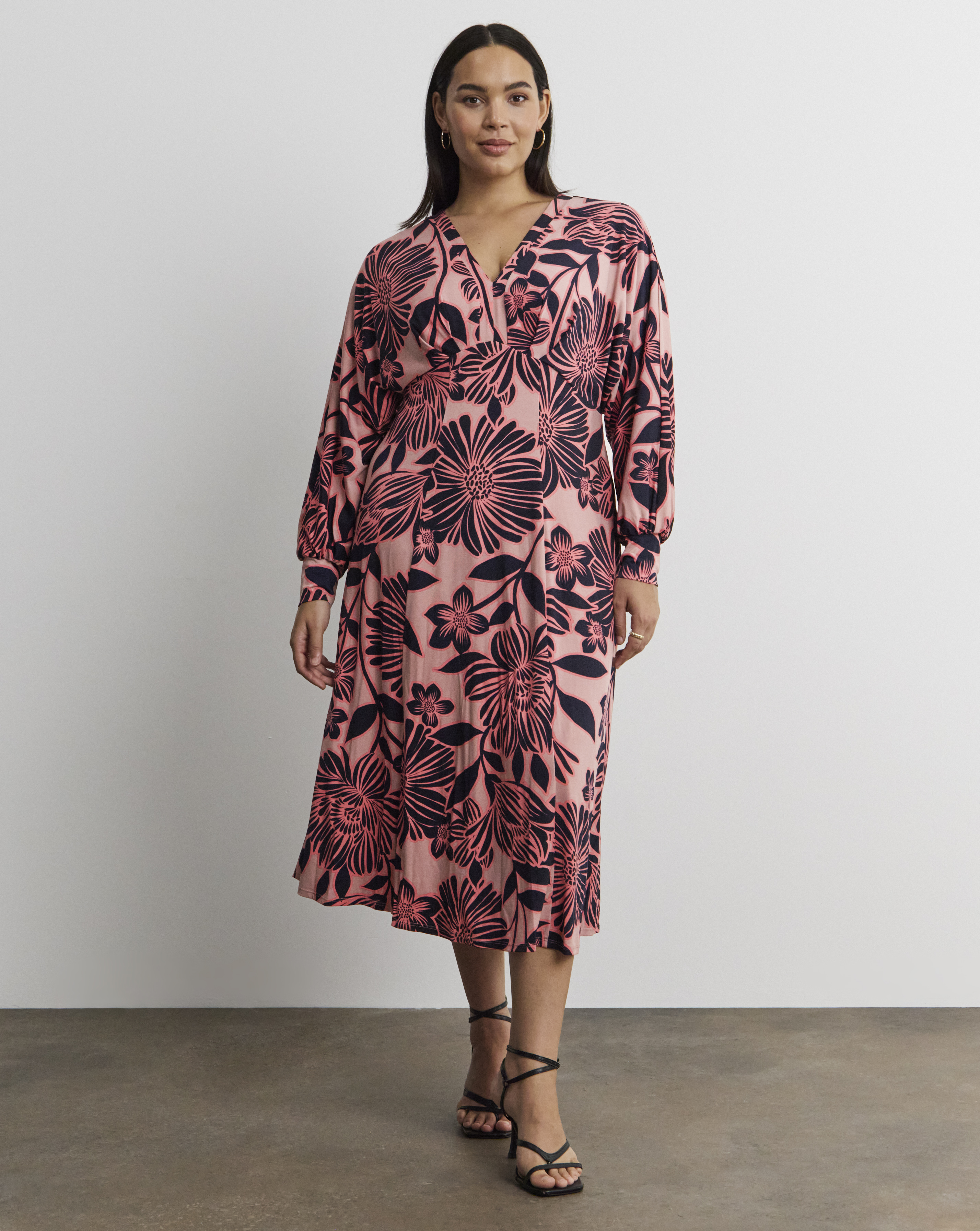 Joanna Hope Empire Jersey Midi Dress