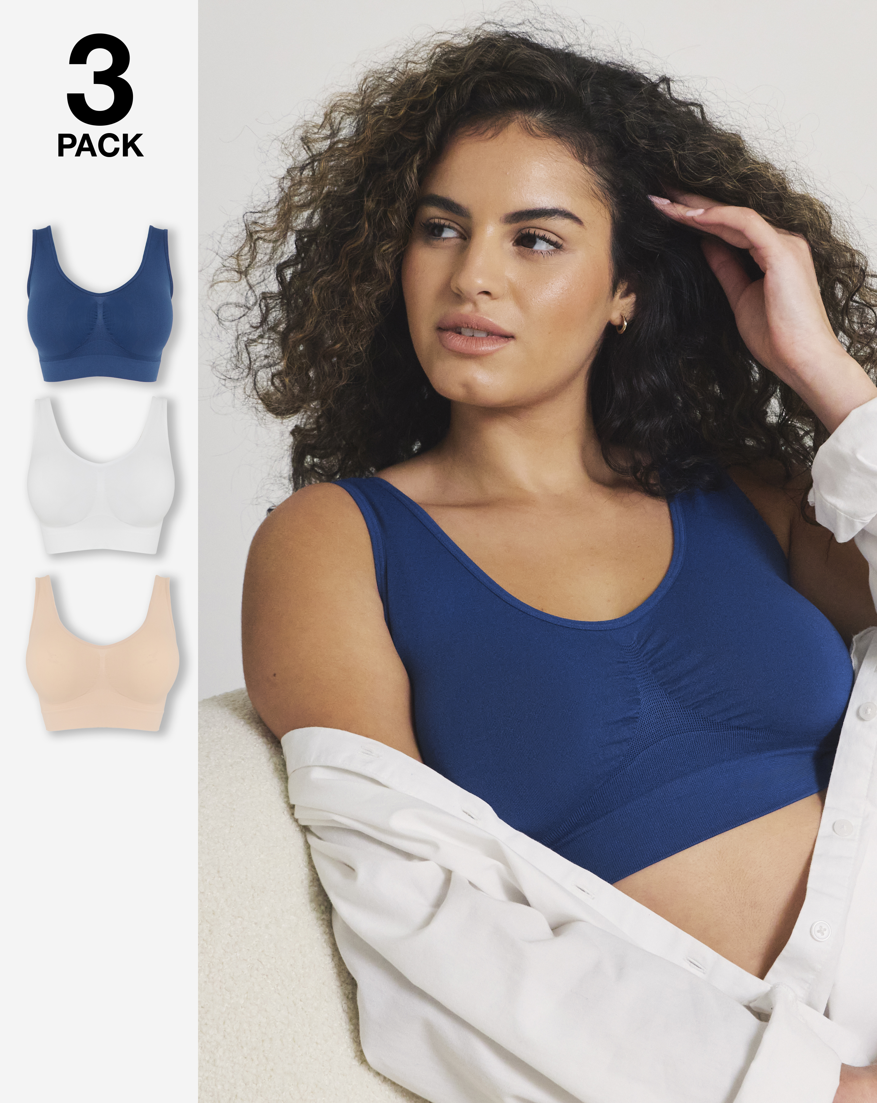 New In - Pretty Secrets 3 Pack Comfort Tops