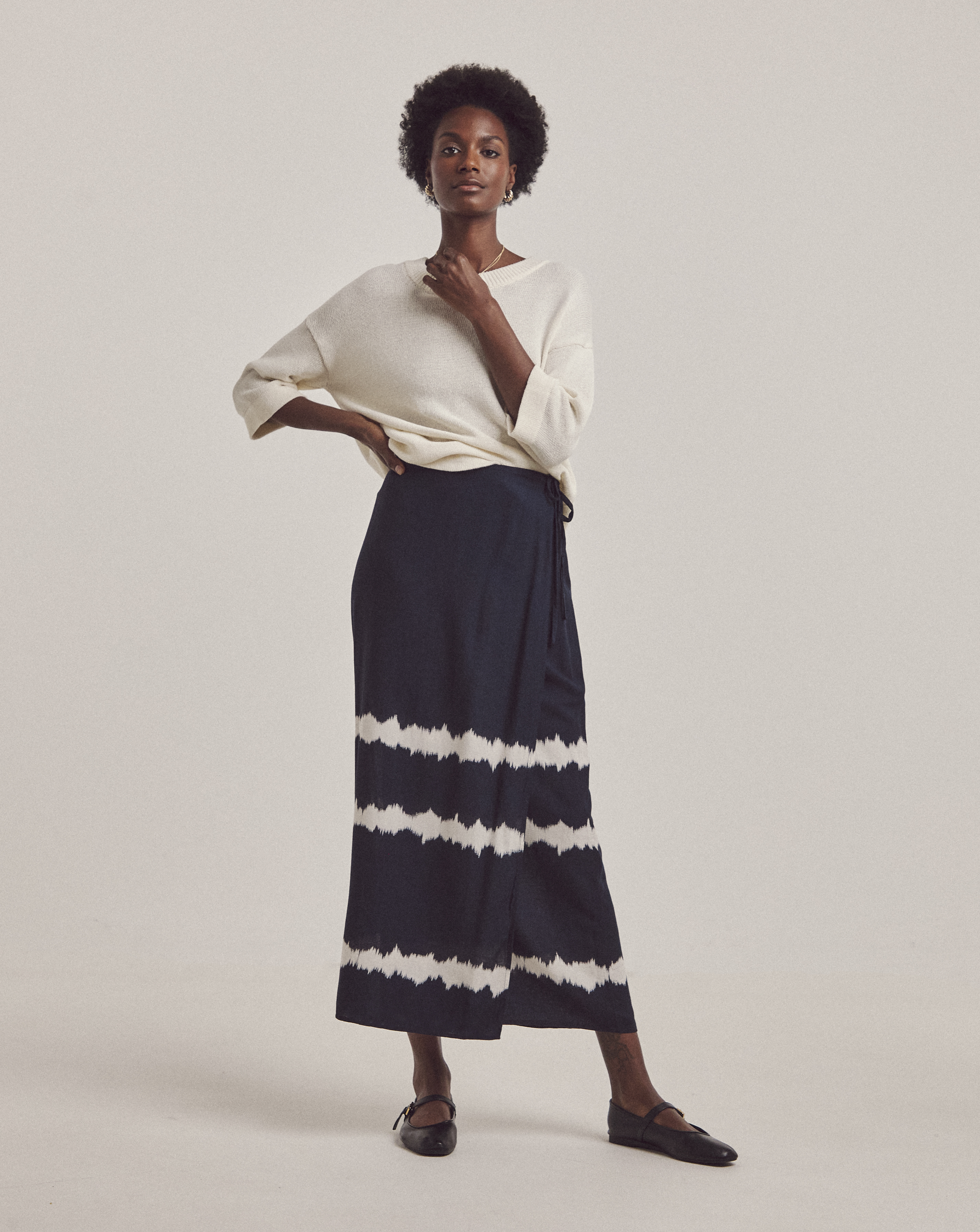 Anthology Linen Wrap Skirt