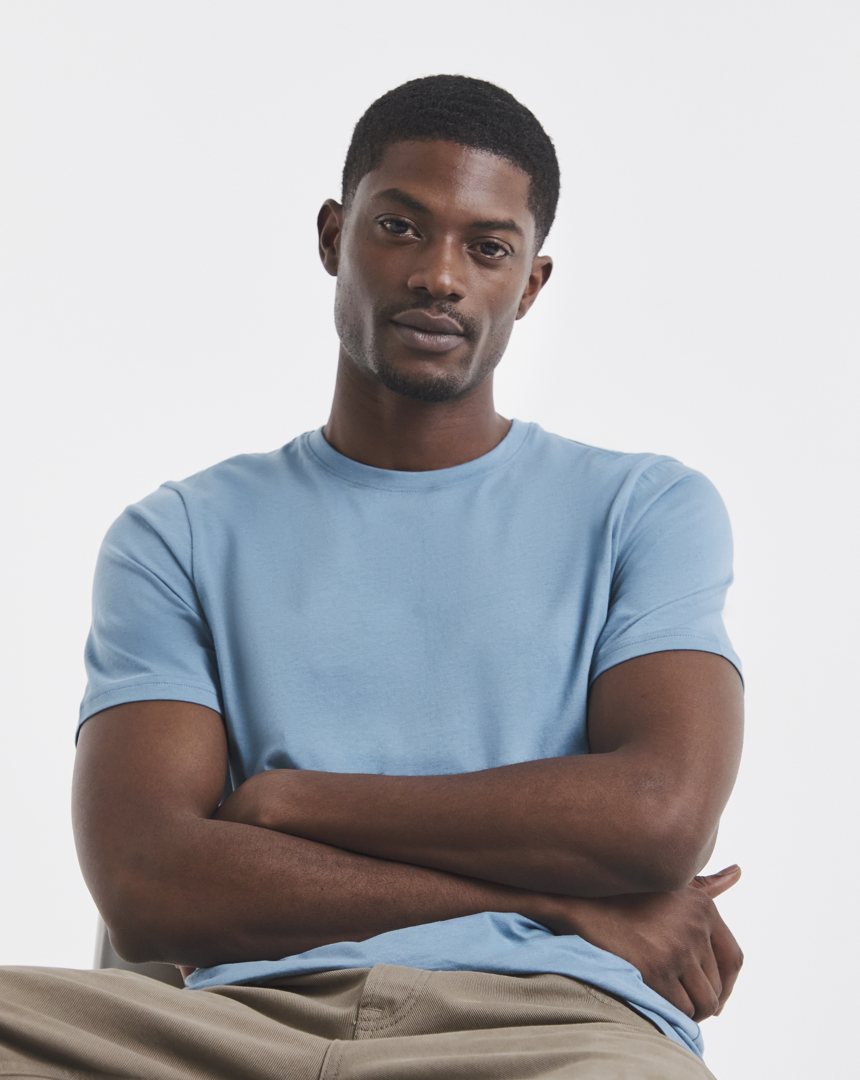 New In - Pure Cotton Crew Neck T-Shirt Long