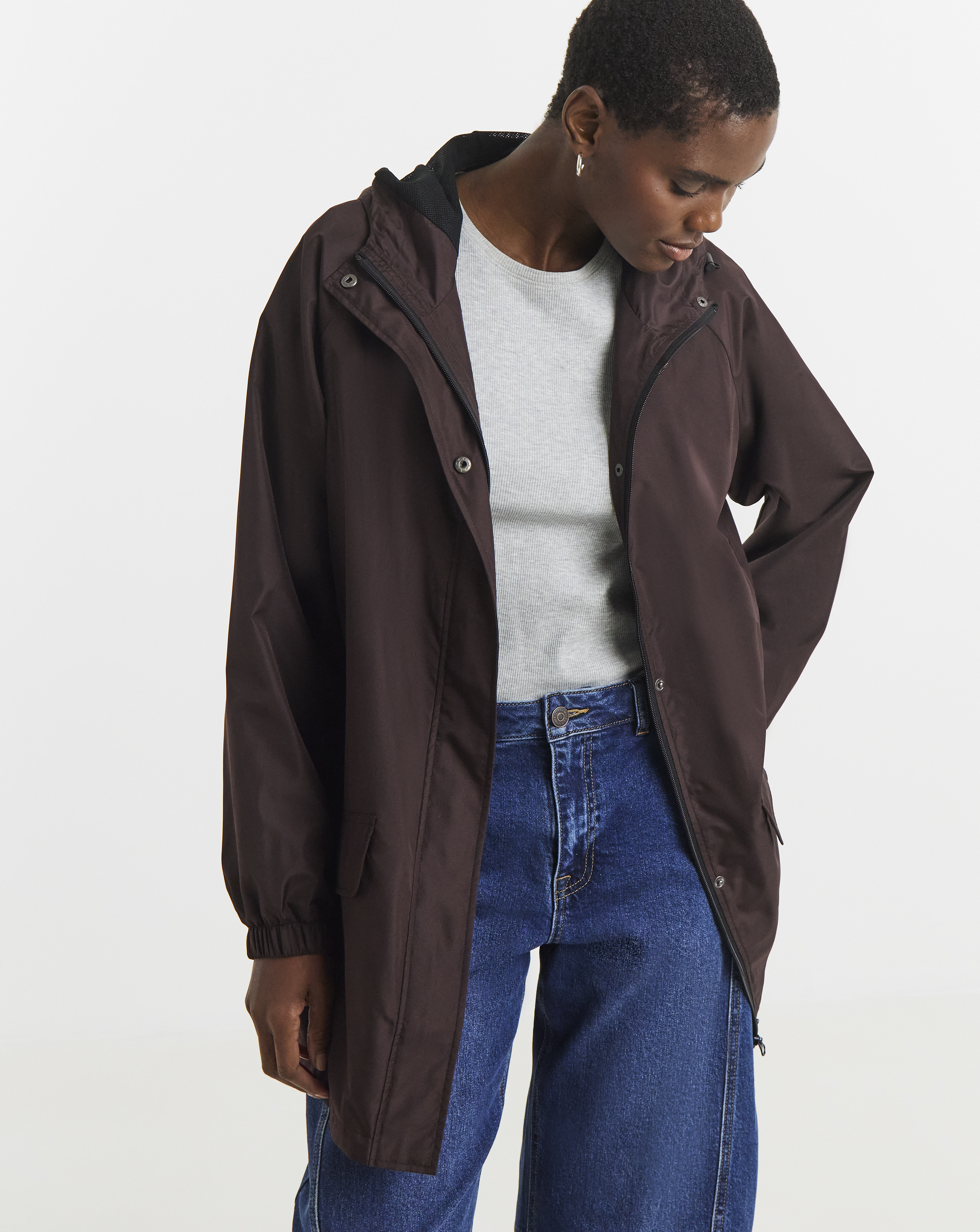 New In - Fishtail Lightweight Raincoat