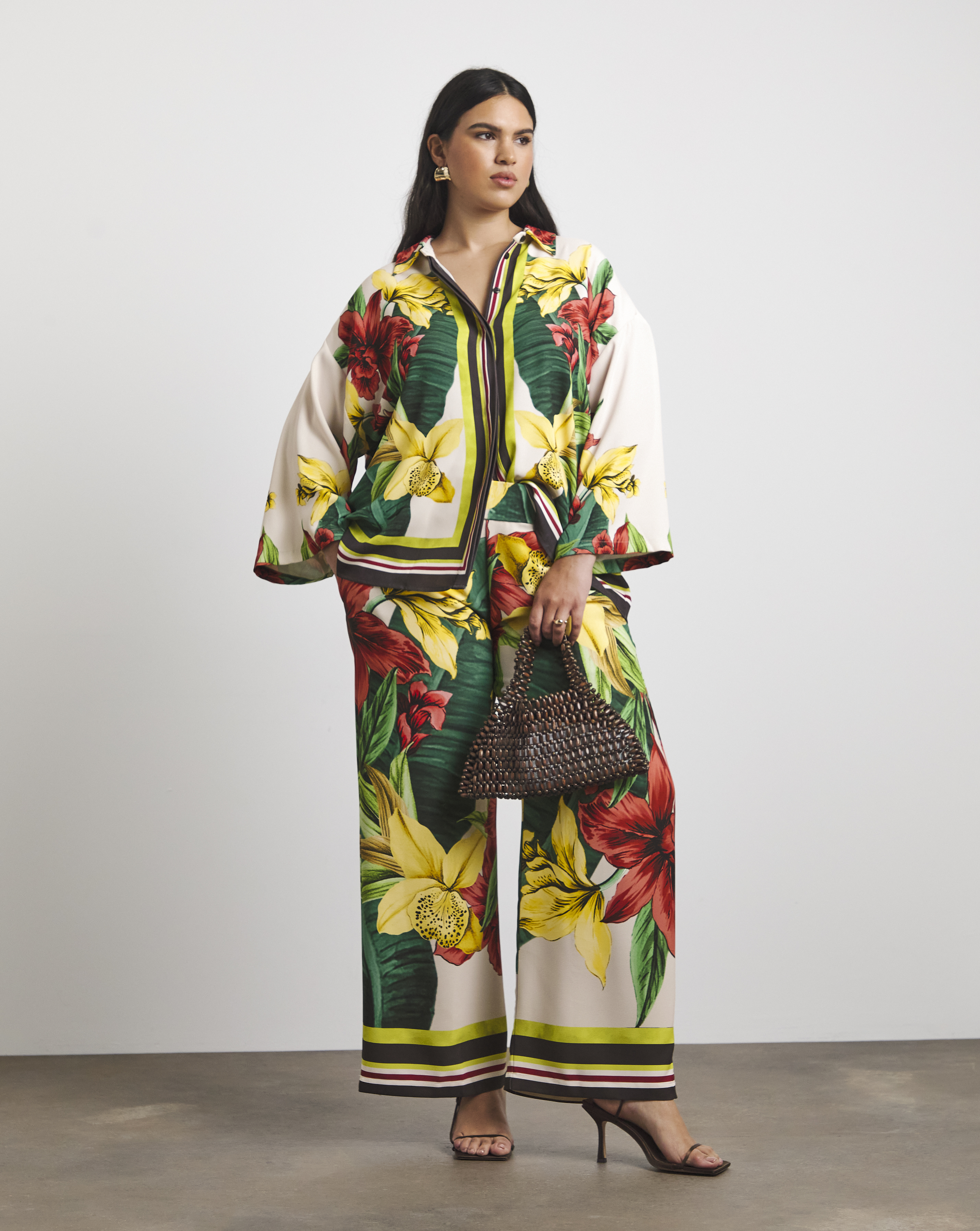 New In - Joanna Hope Printed Trousers