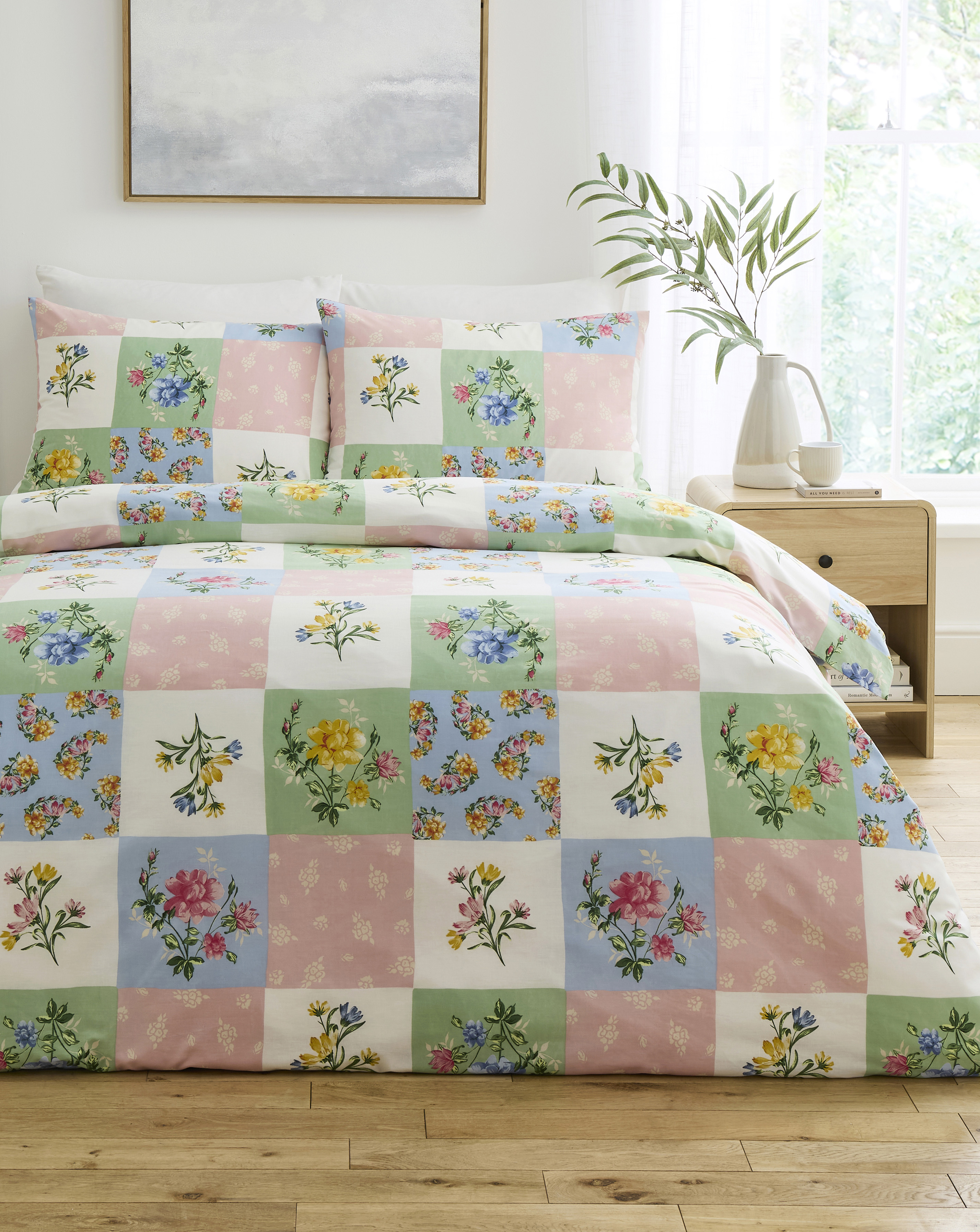 Patchwork Reversible Duvet Cover Set