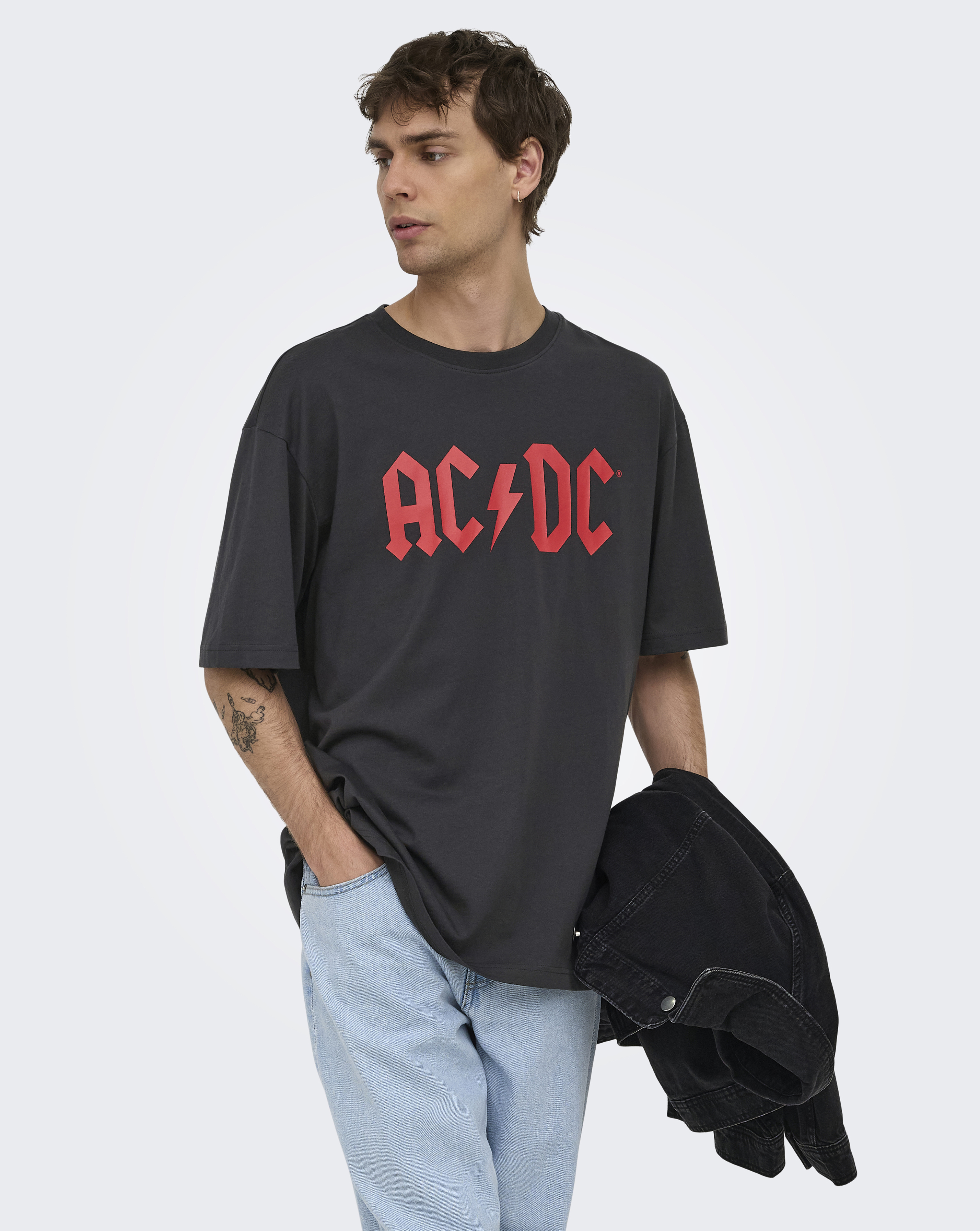 New In - Only & Sons ACDC T-Shirt - Black