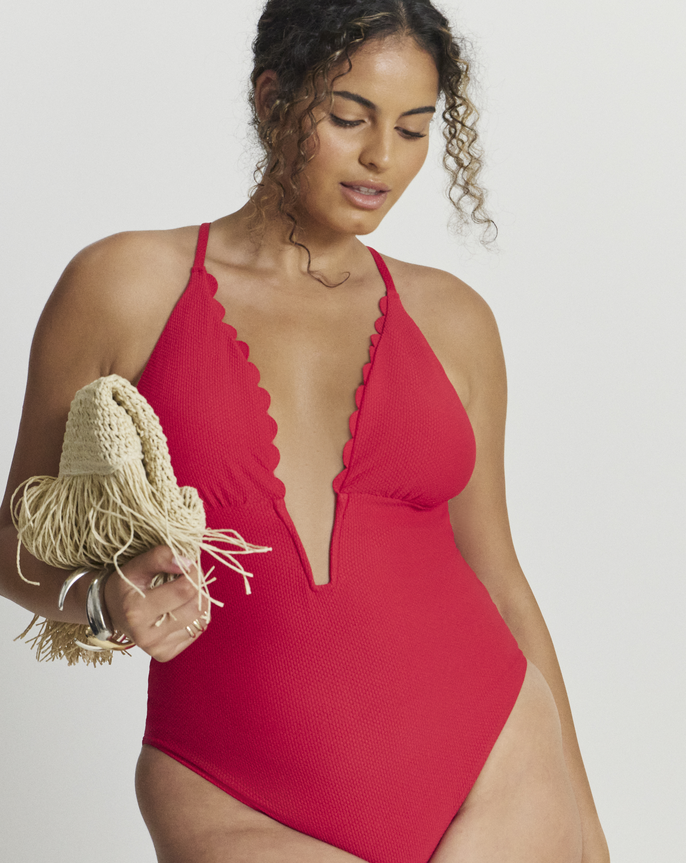 Boux Avenue Textured Wired Swimsuit