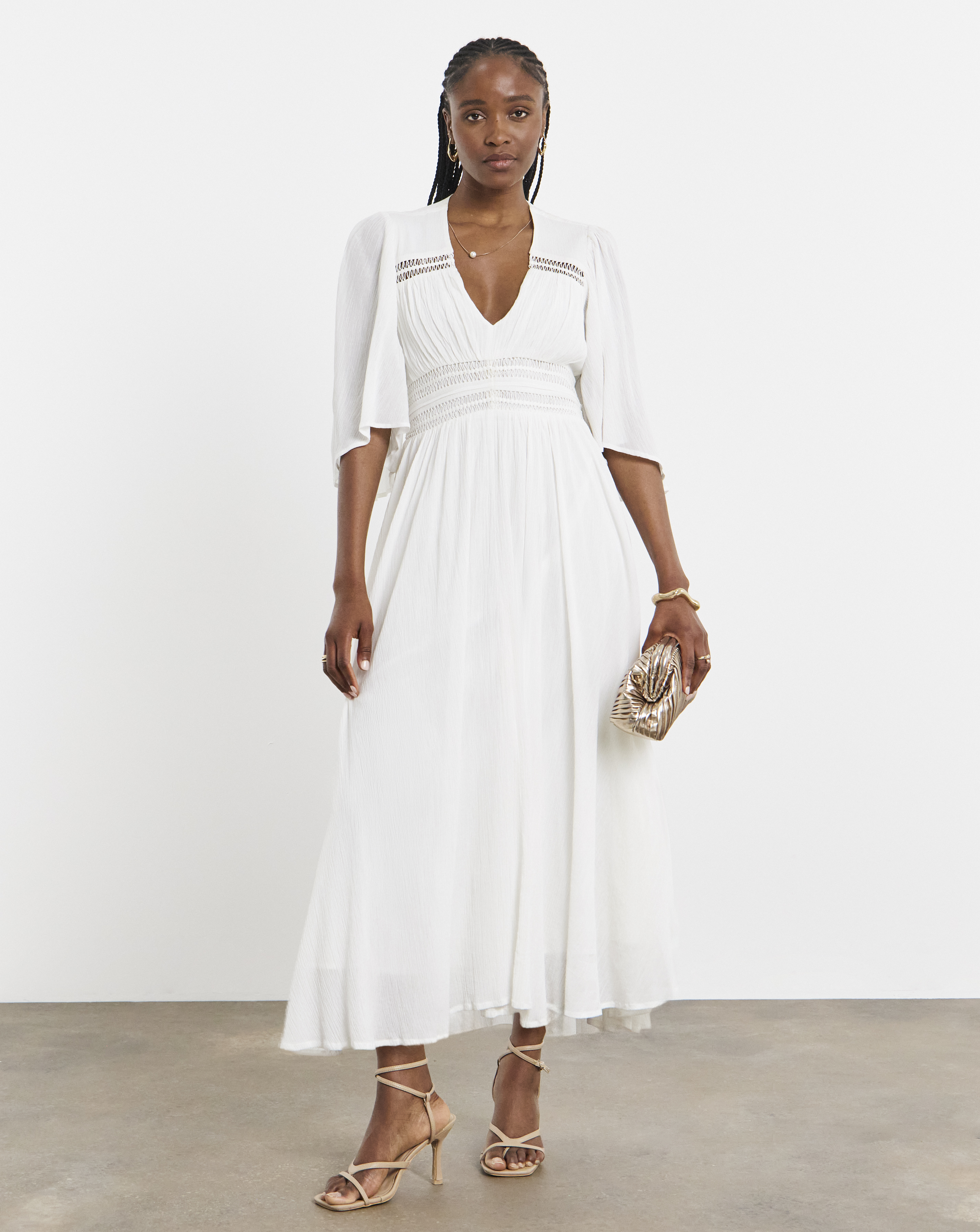 Joanna Hope Crinkle Maxi Dress