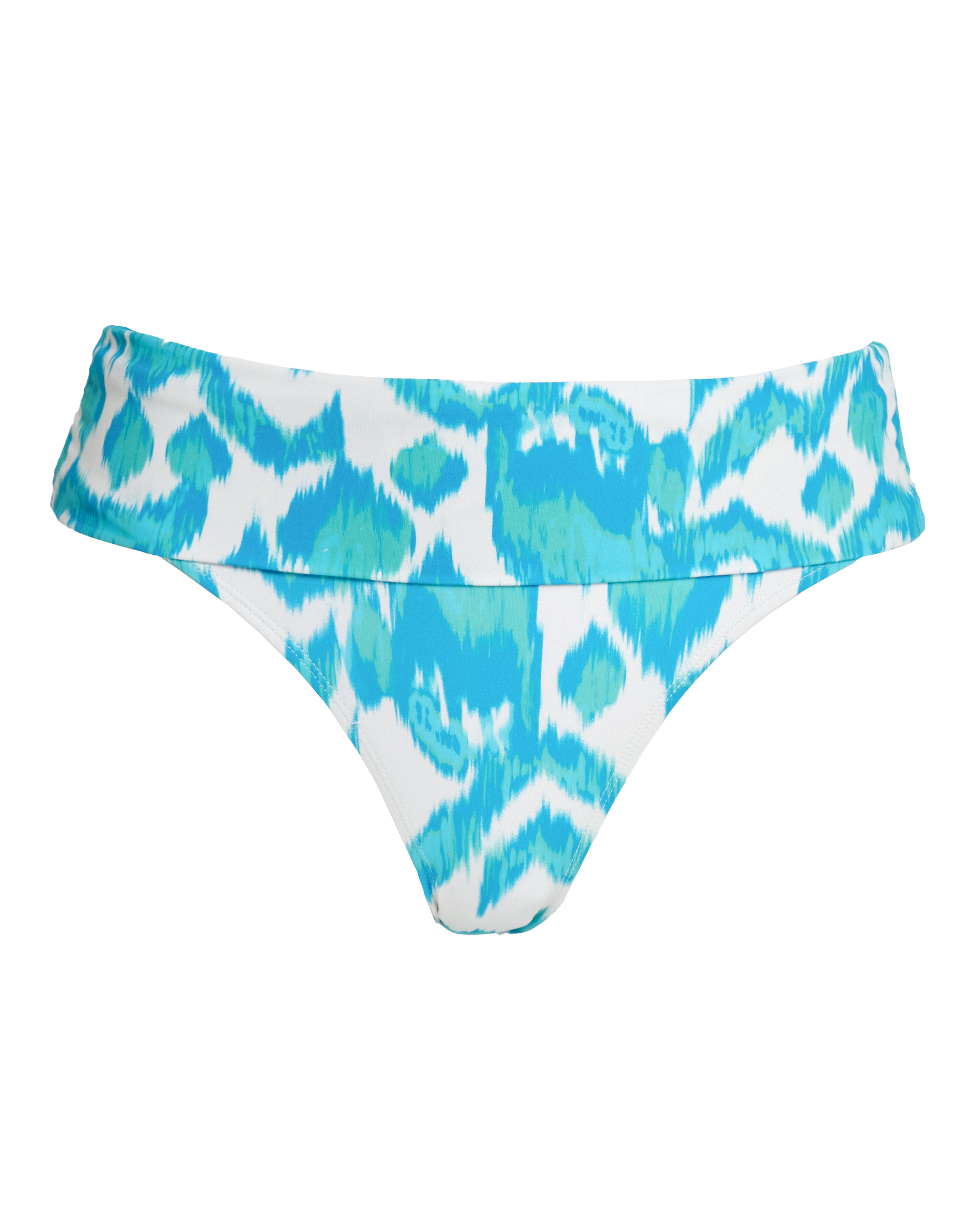 JD Williams Ikat Print Fold Top Classic Bikini Brief