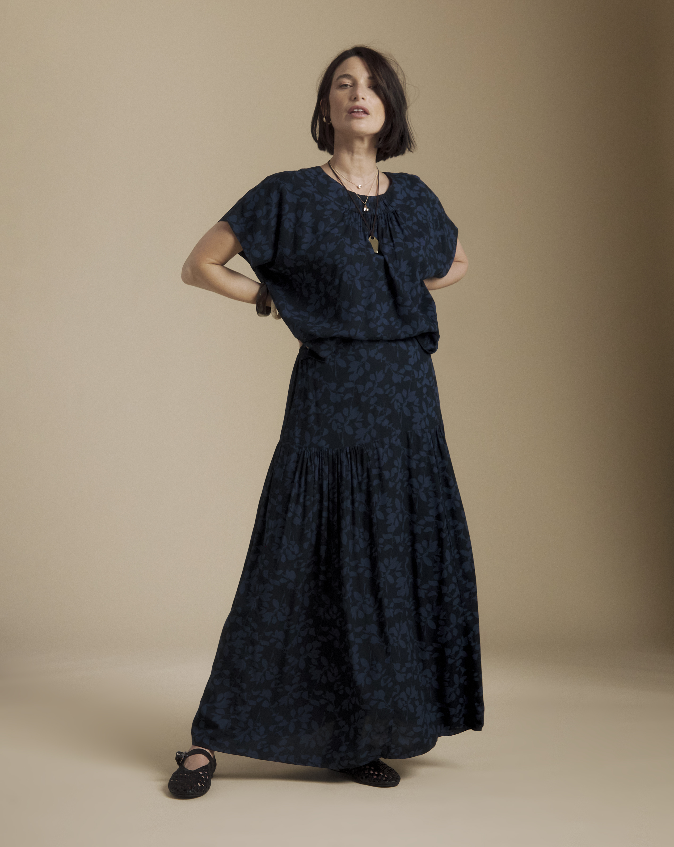 New In - Julipa Printed Midi Skirt