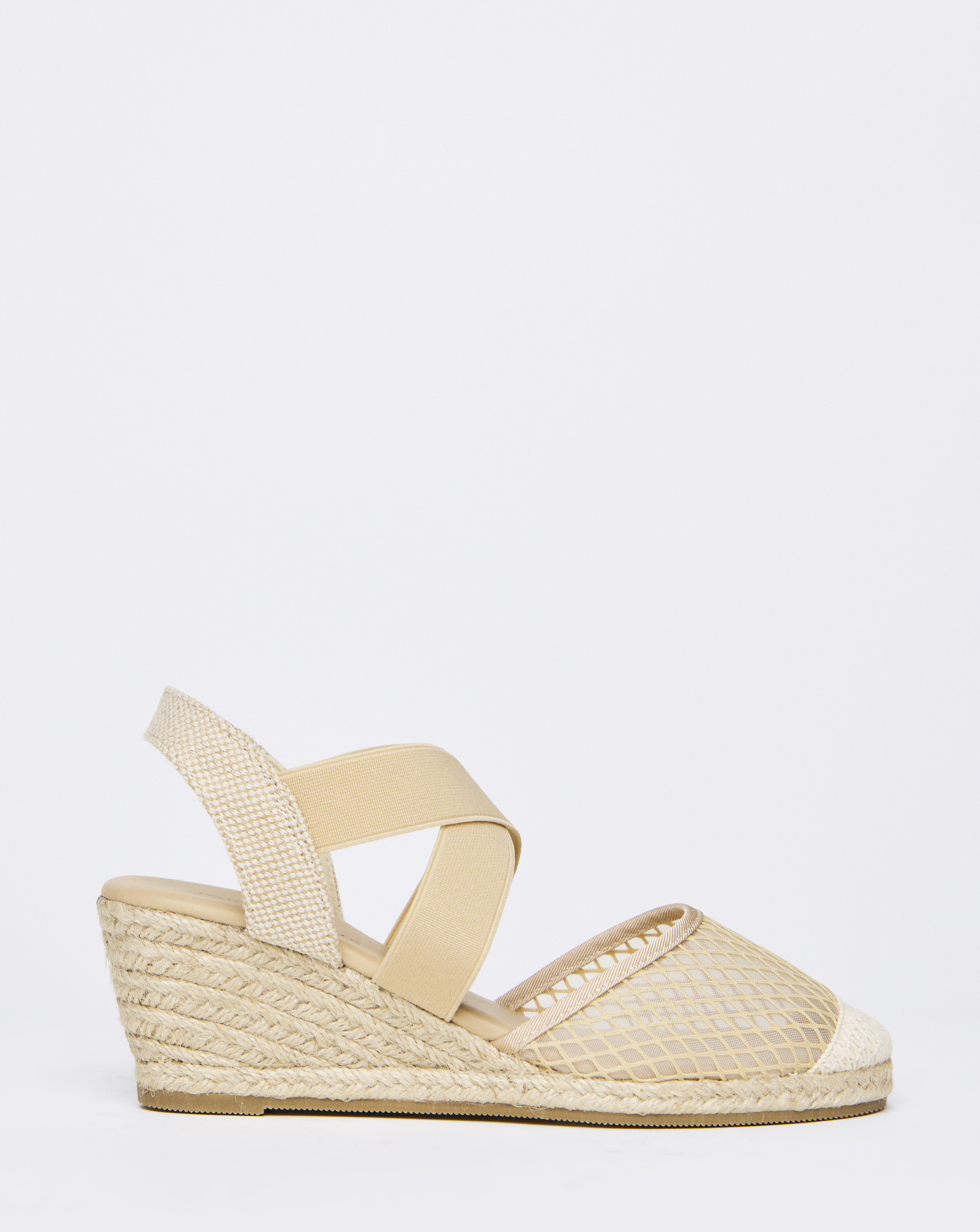 Wedged Close Toe Espadrille Wide