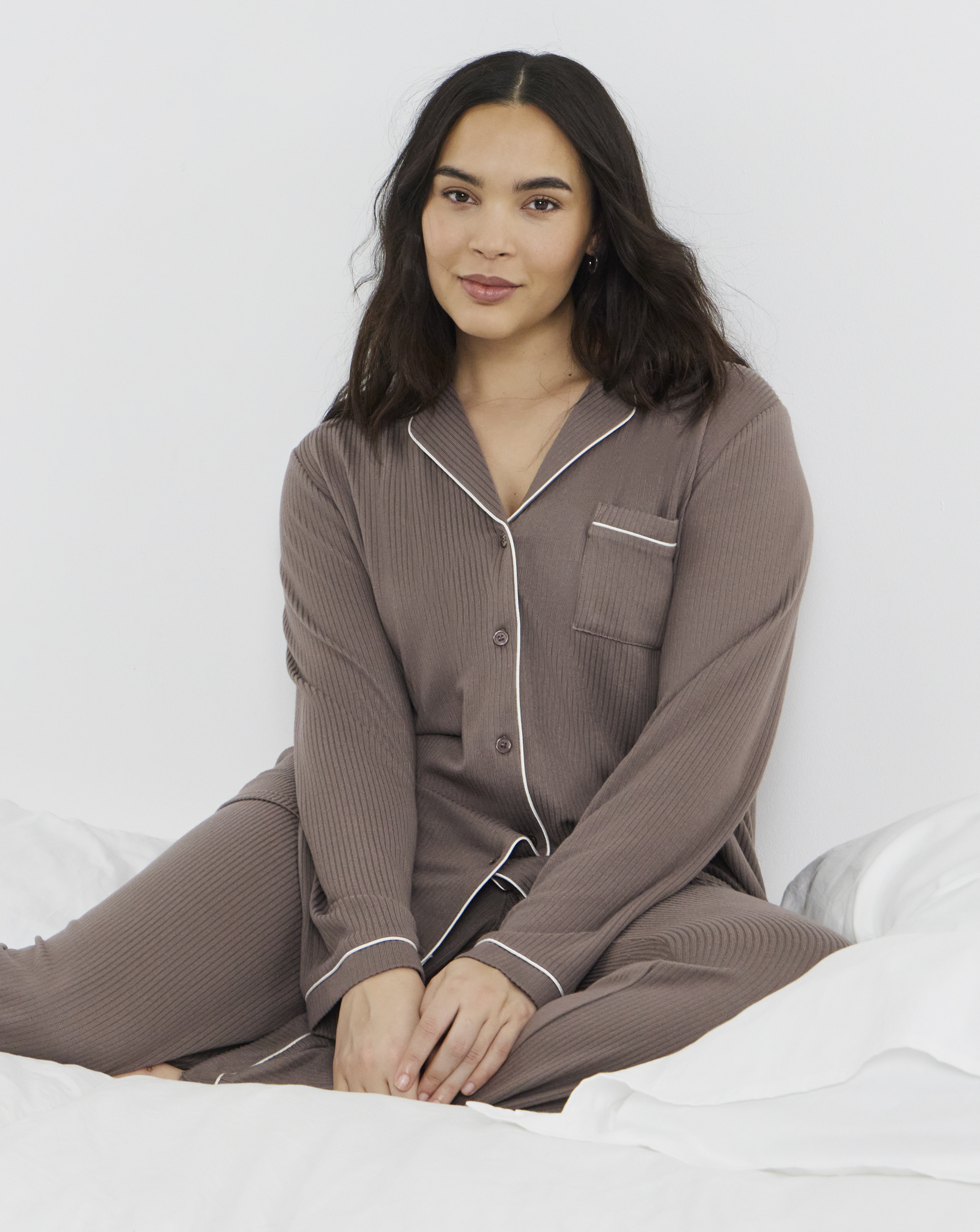 New In - Brushed Rib Pyjama Set