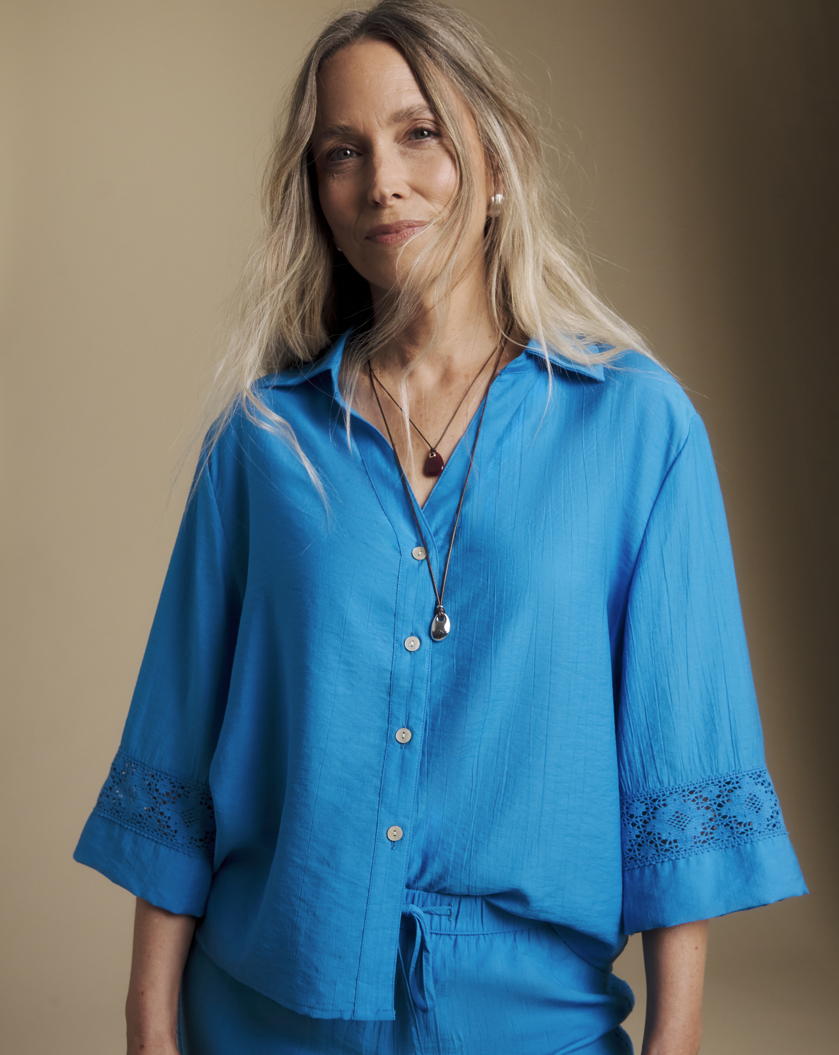 Julipa Crochet Trim Shirt