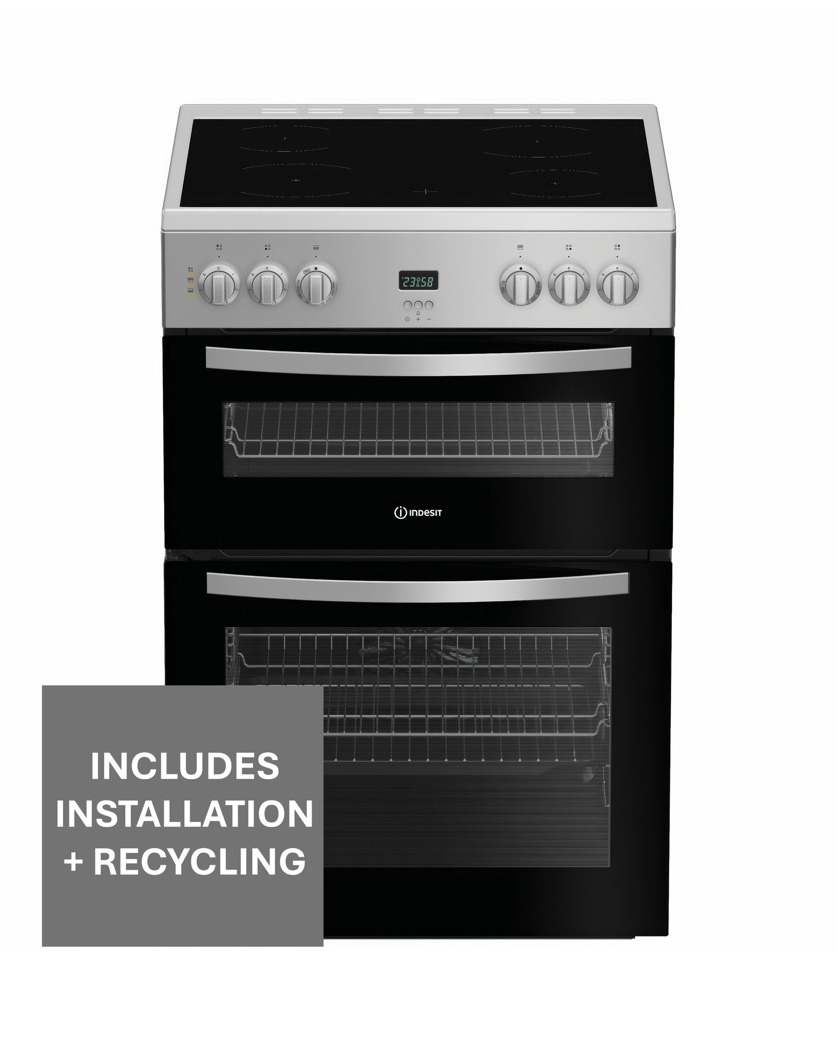 Indesit IDE6VDCS1 Cooker + Install