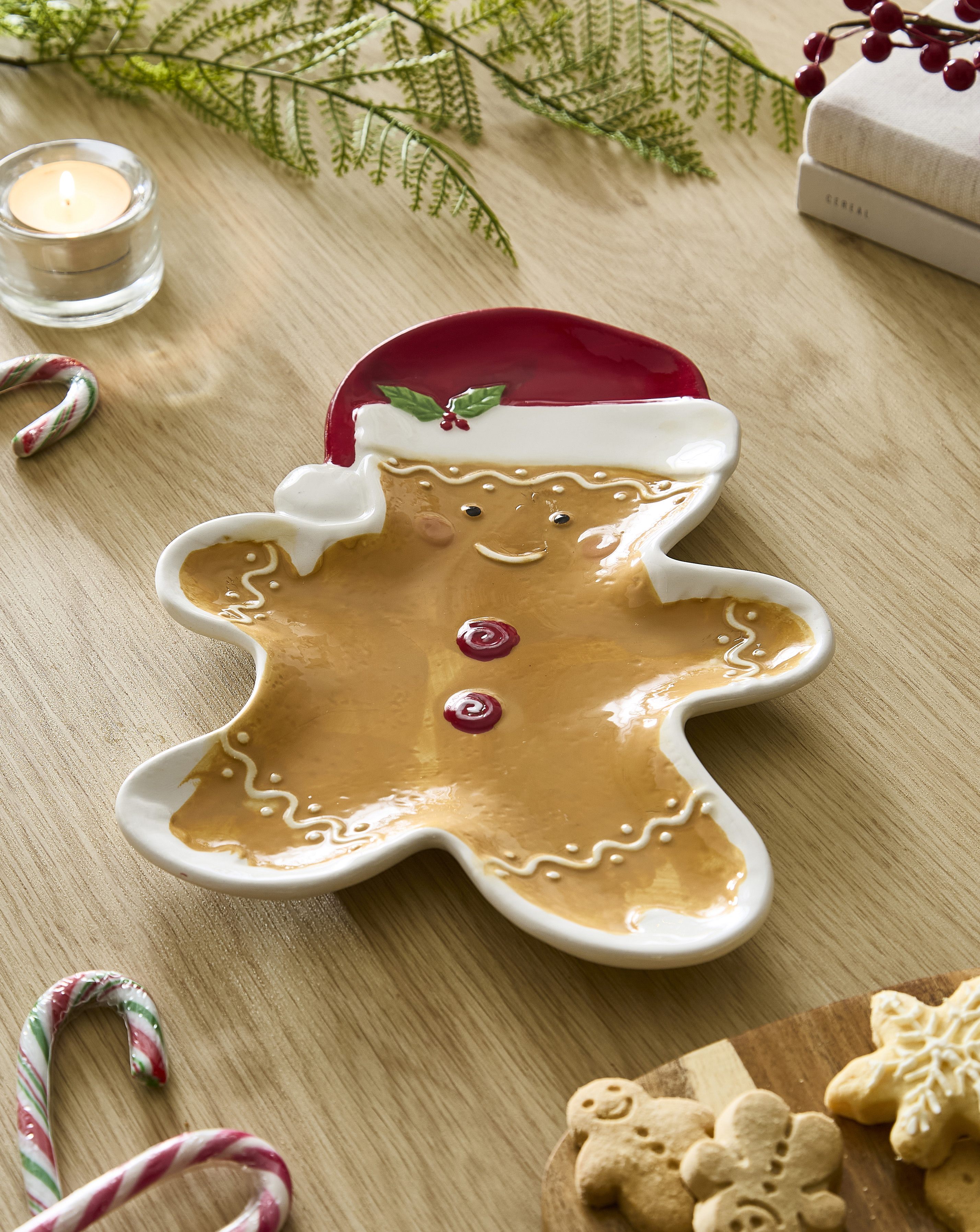 Ceramic Gingerbread Plate
