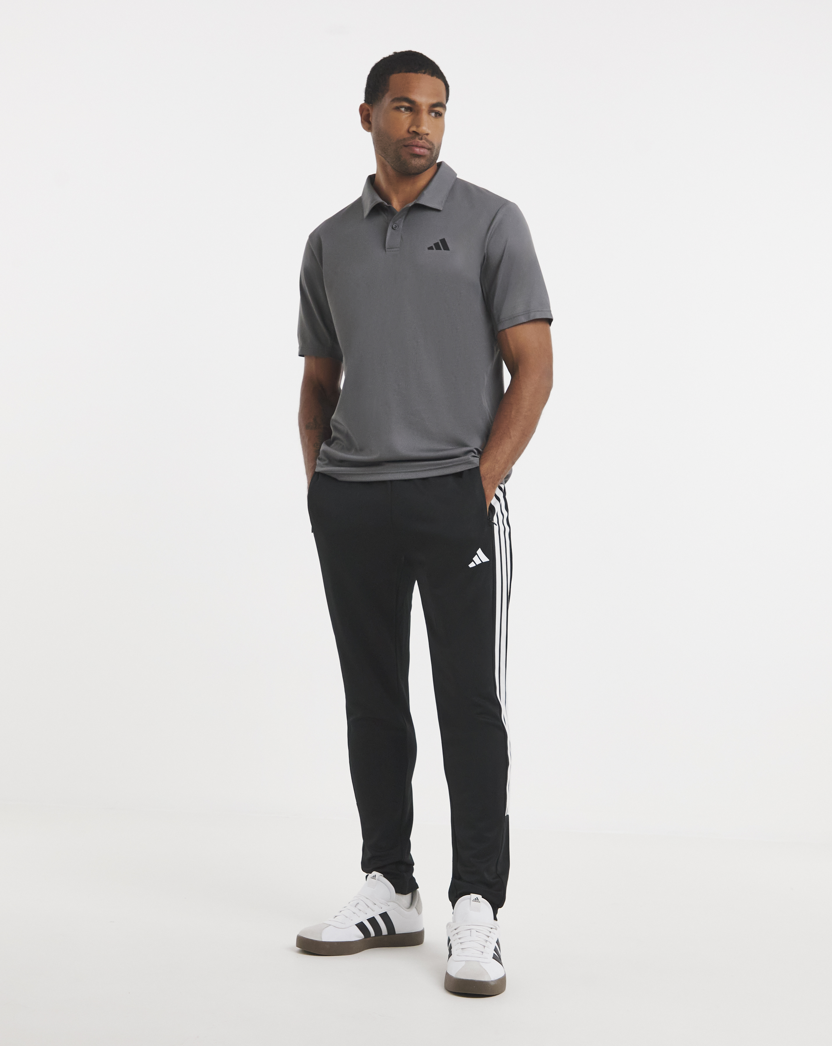 New In - adidas Work Out 3 Stripes Pants