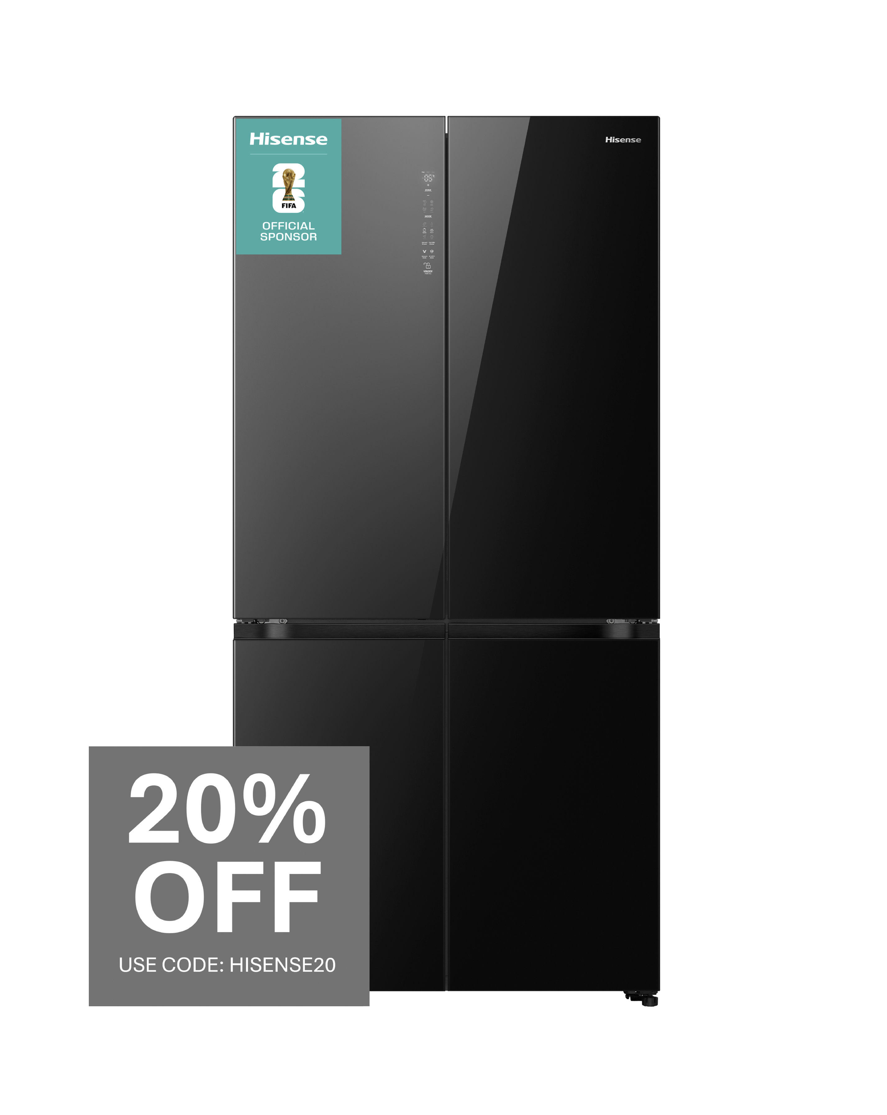 Hisense RQ768N4GBE Fridge Freezer