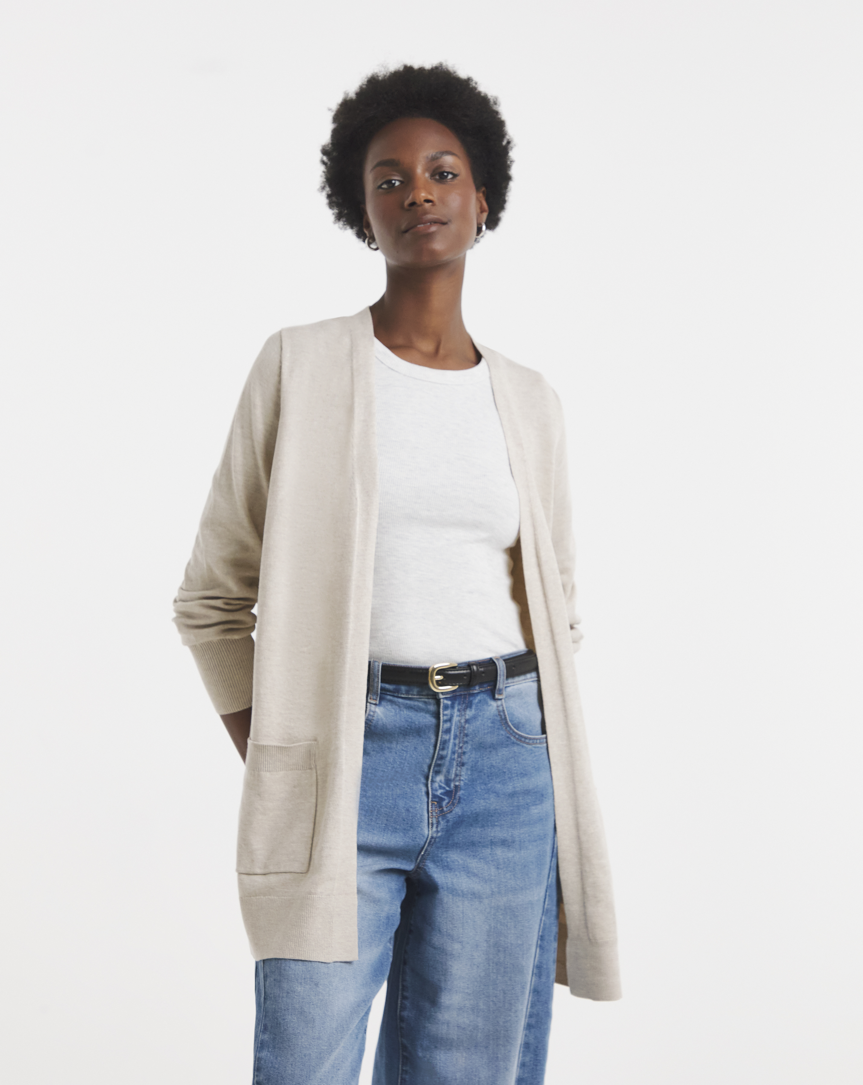 Longline Edge To Cardigan