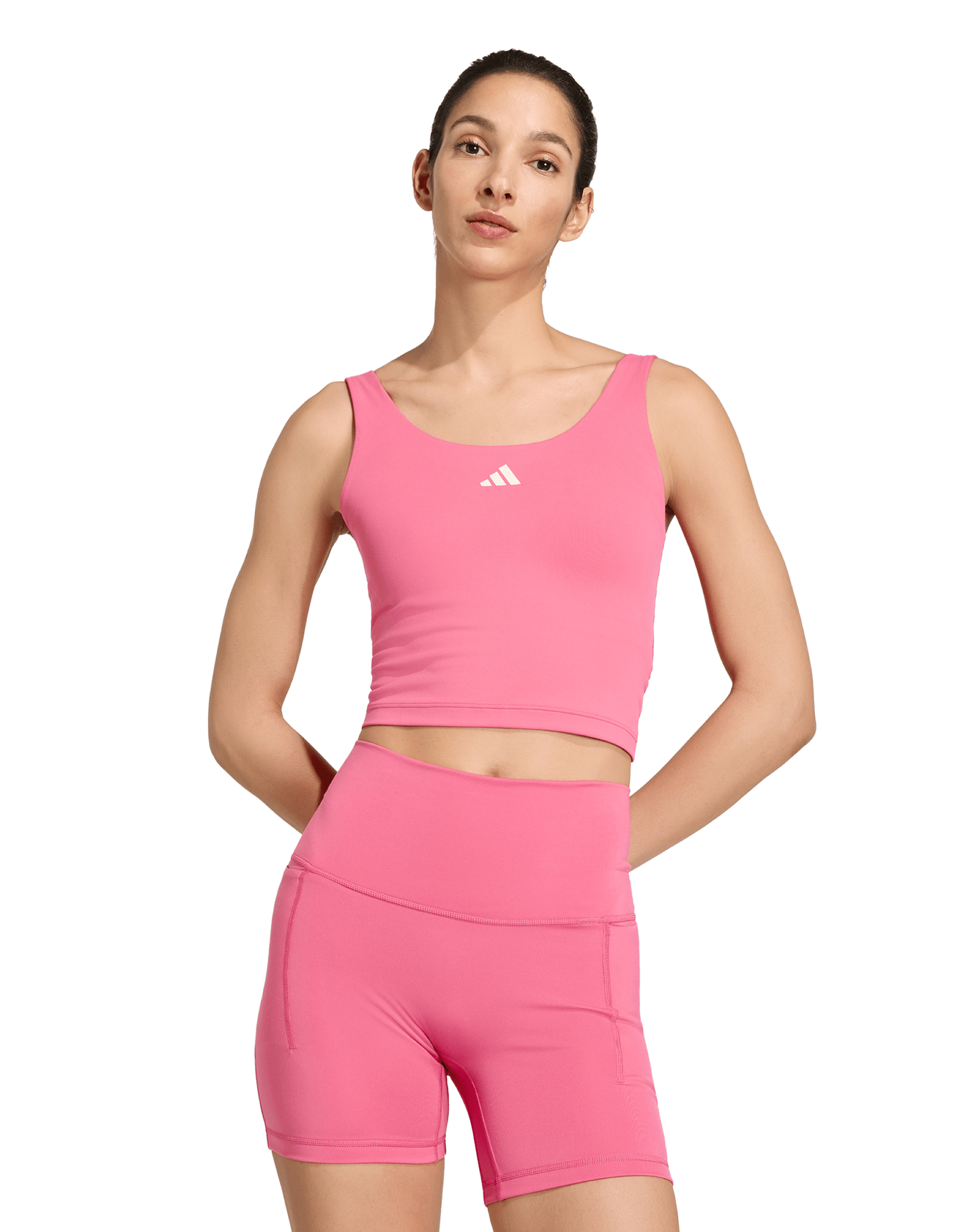 New In - adidas 3 Stripe Studio Tank Top