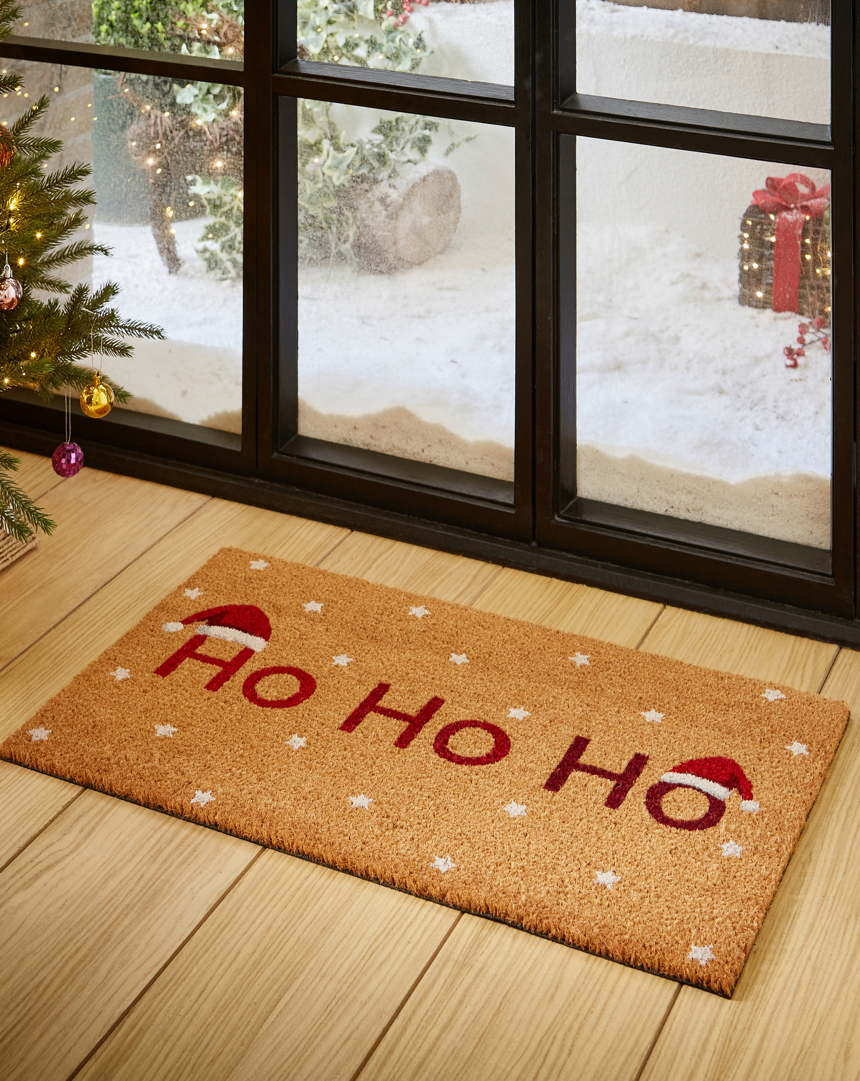 Christmas Ho Coir Doormat