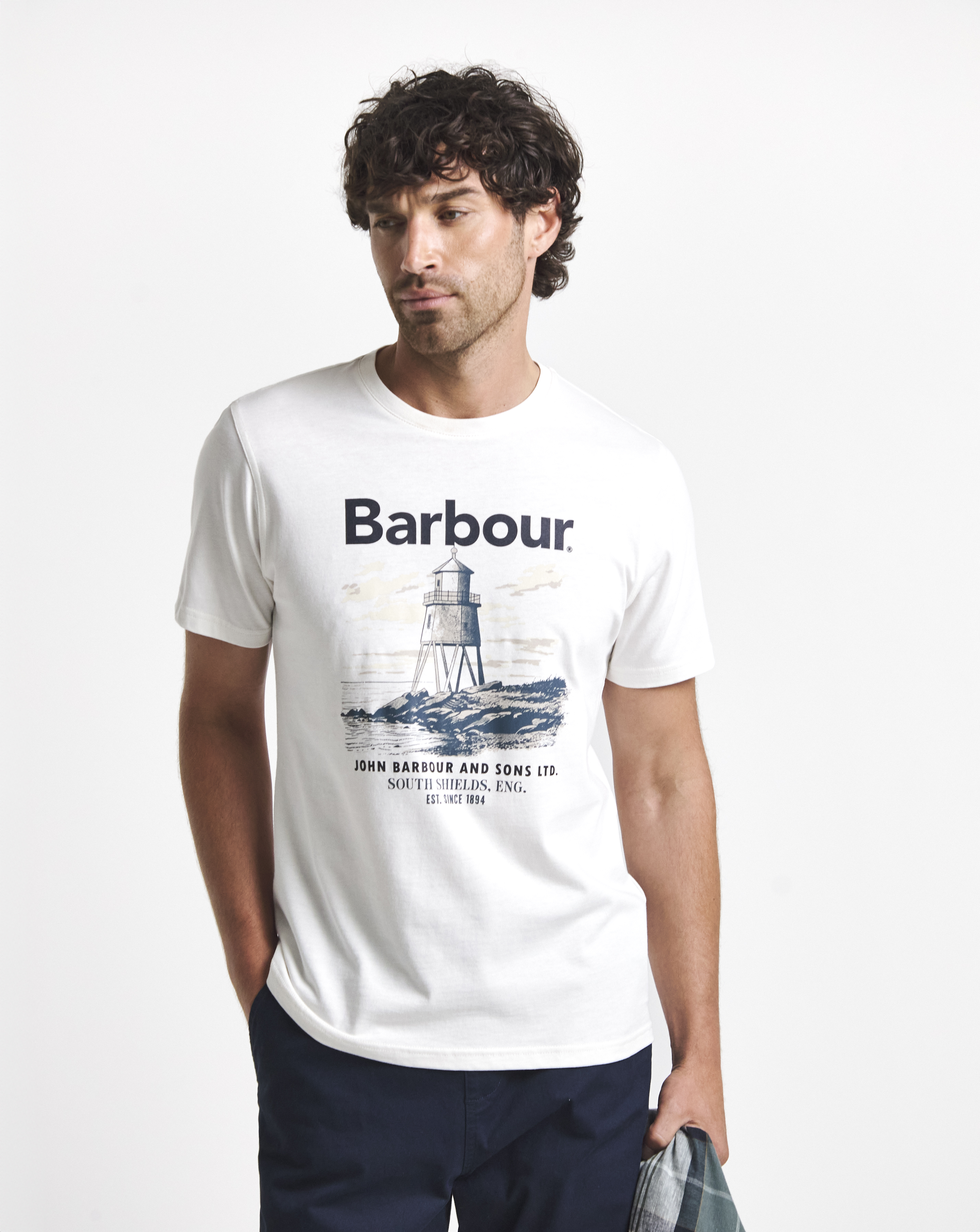 Barbour Harbourside T-Shirt - White