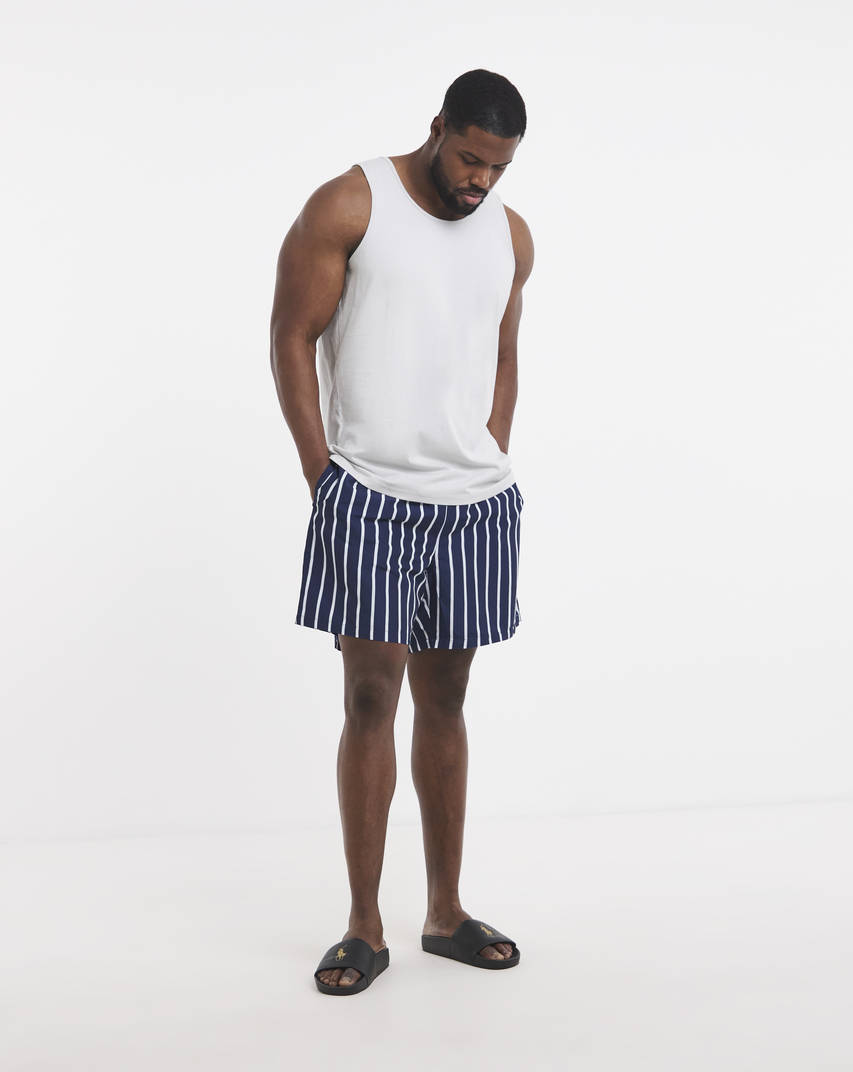 Polo Ralph Lauren Swimshort - Navy/White