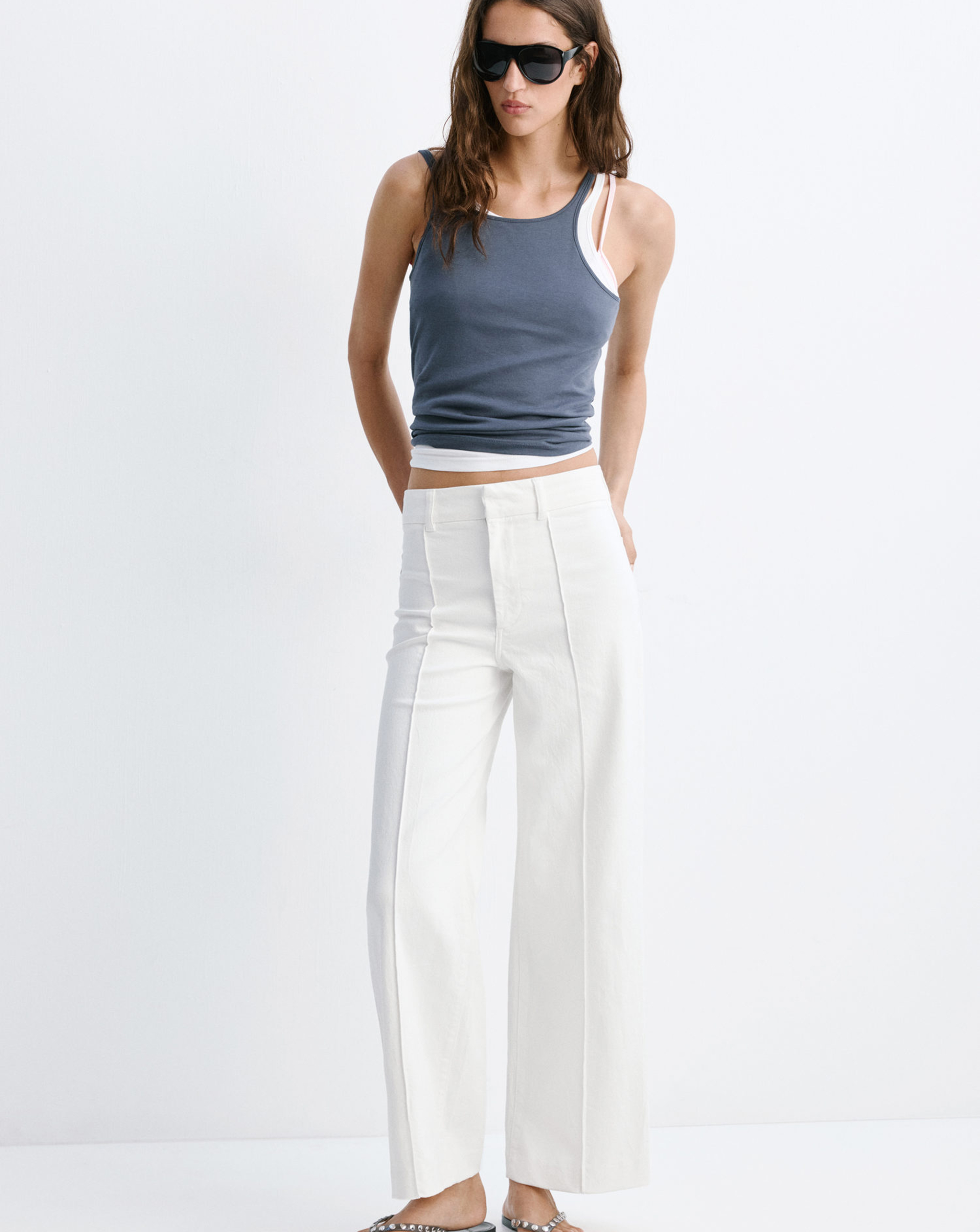 New In - Mango High-Waisted Wide Leg Jeans