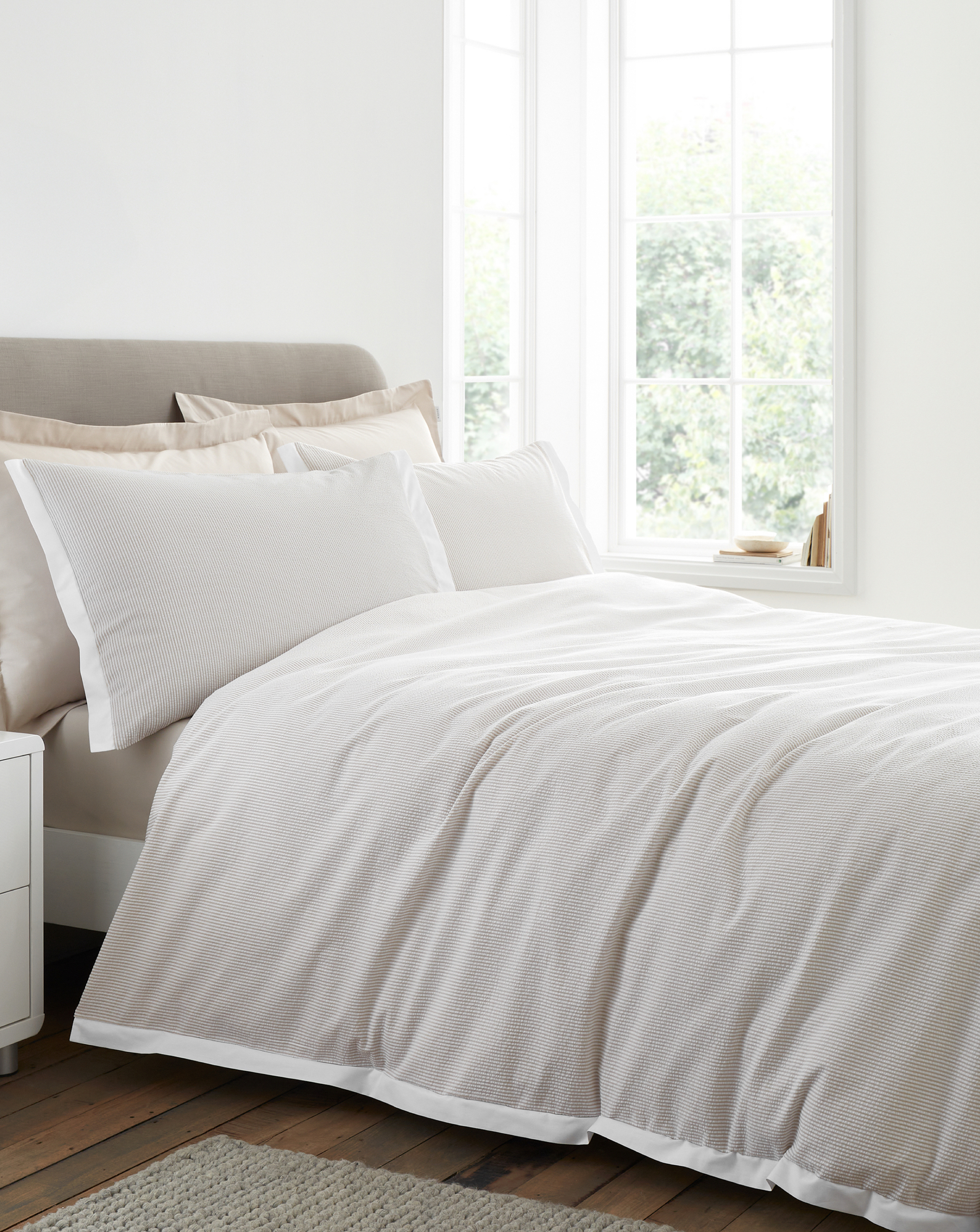 Bianca Seersucker Woven Stripe Duvet NTL