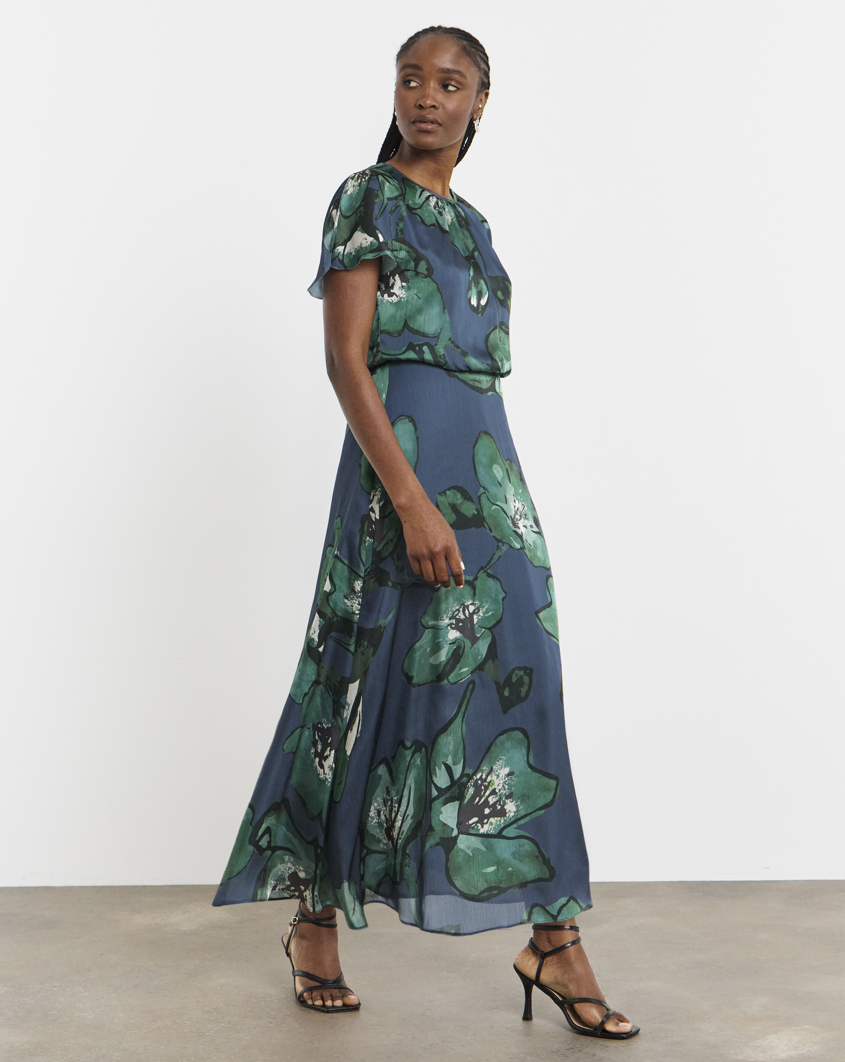 Joanna Hope Split Sleeve Maxi Dress