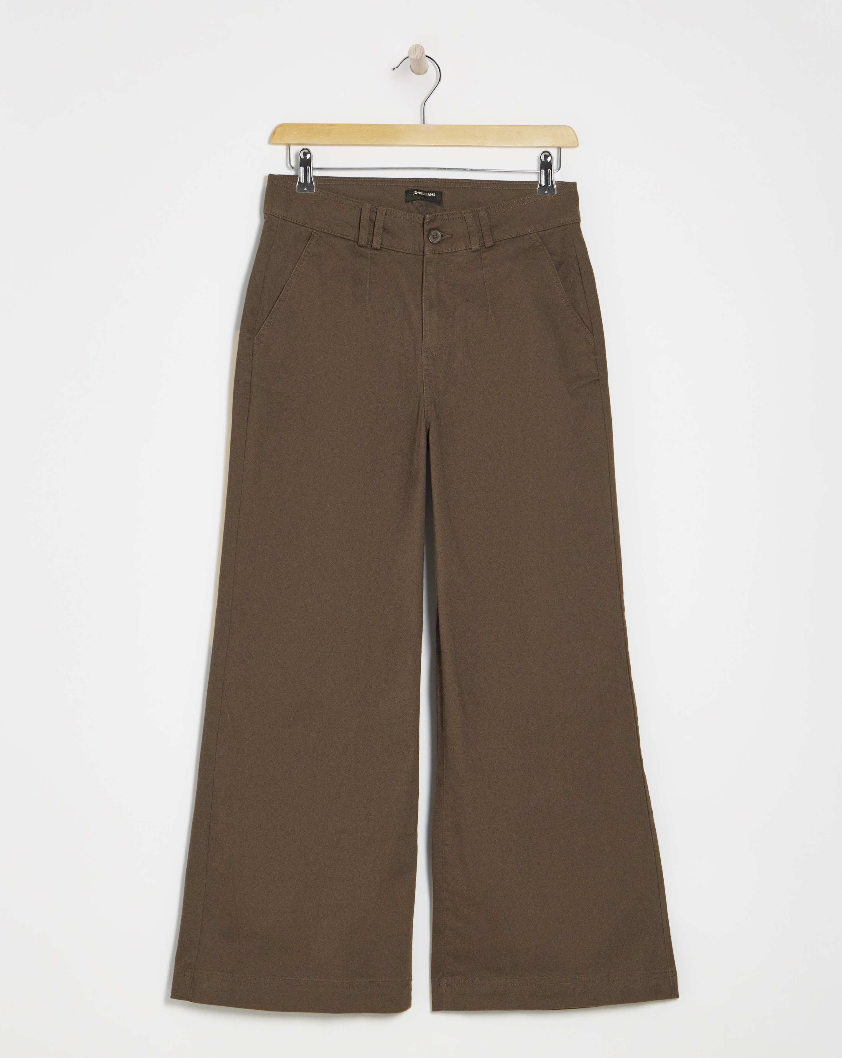 Stretch Wide Leg Chino Trouser