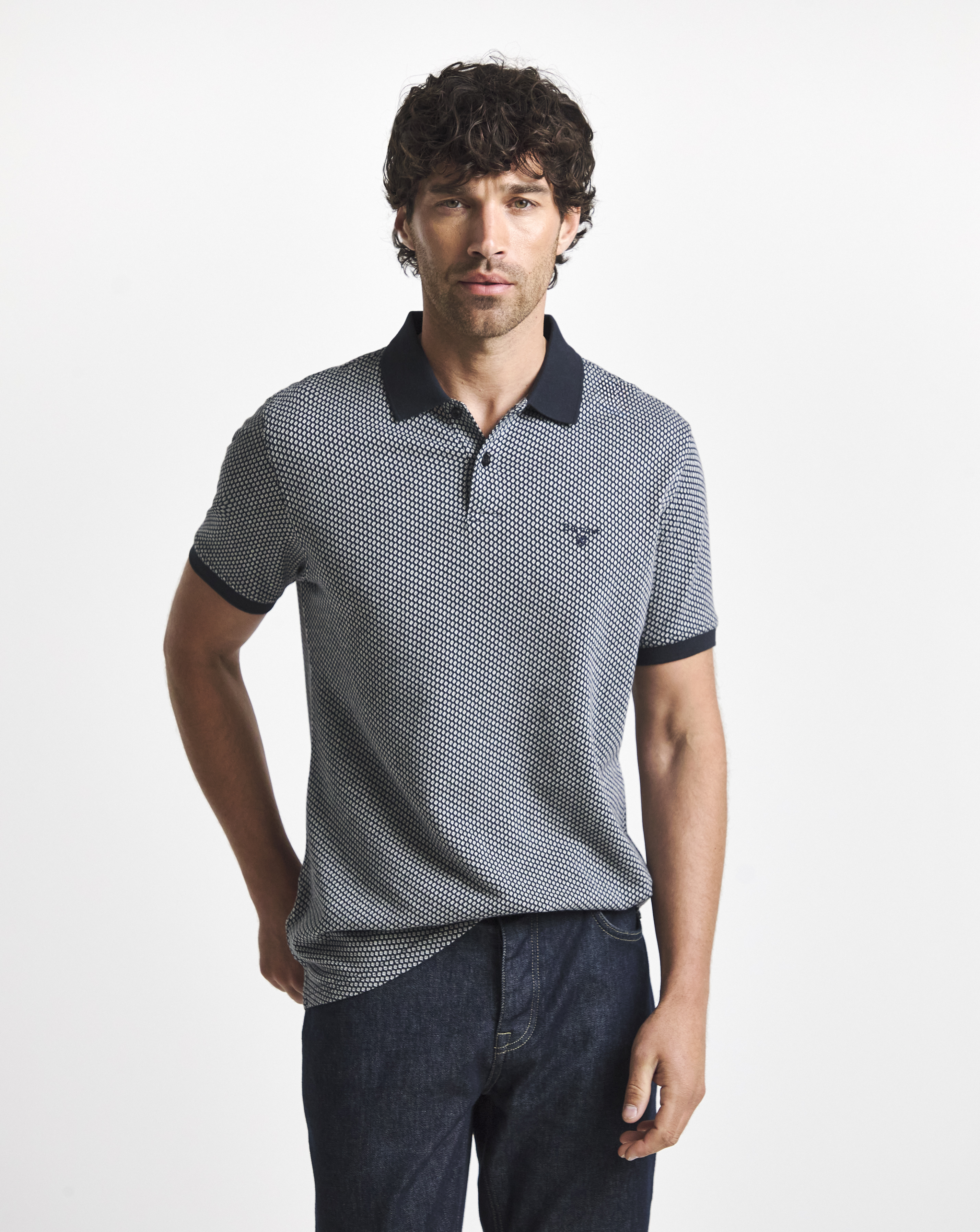 New In - Barbour Copgrove Polo Shirt - Navy