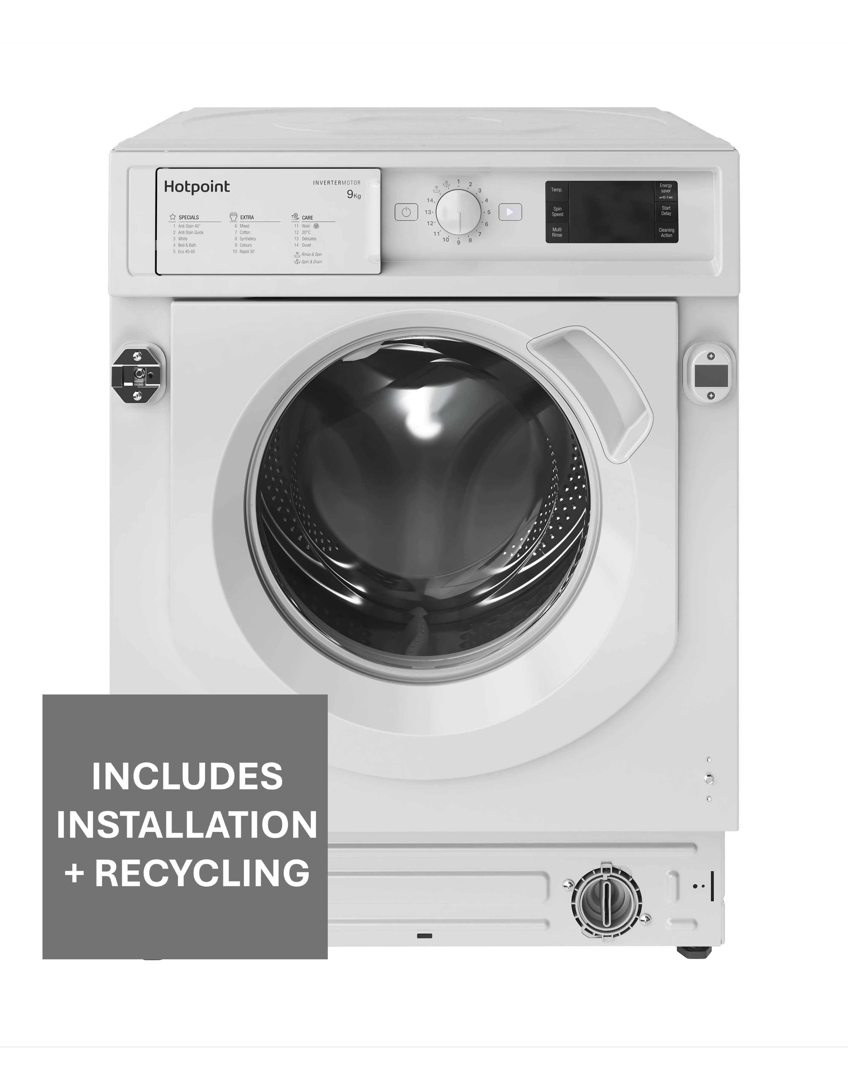 Hotpoint Biwmhg91485 9Kg 1400Rpm Integrated Washing Machine BIWMHG91485 - Image 11