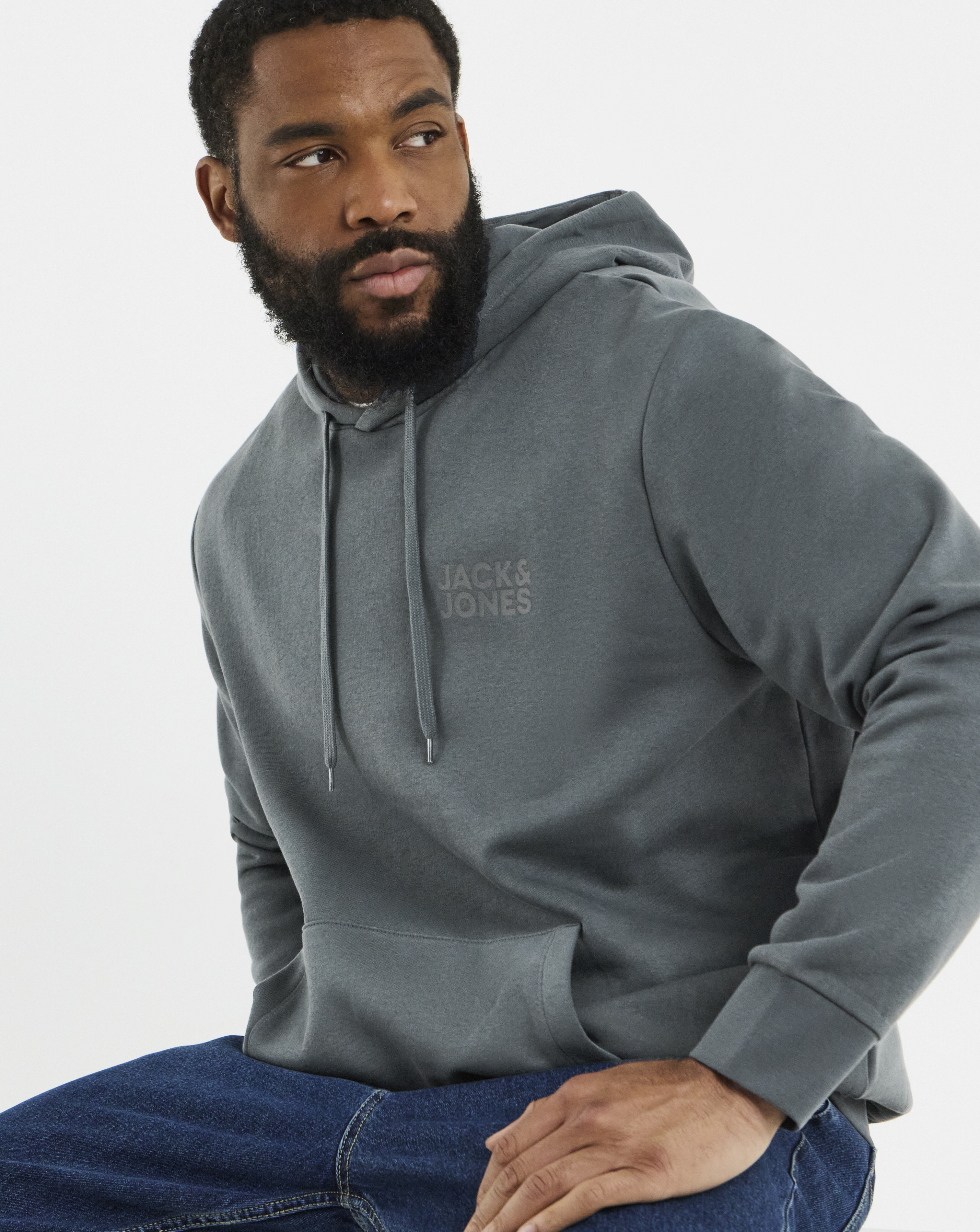 New In - Jack & Jones Corp Logo Hoodie