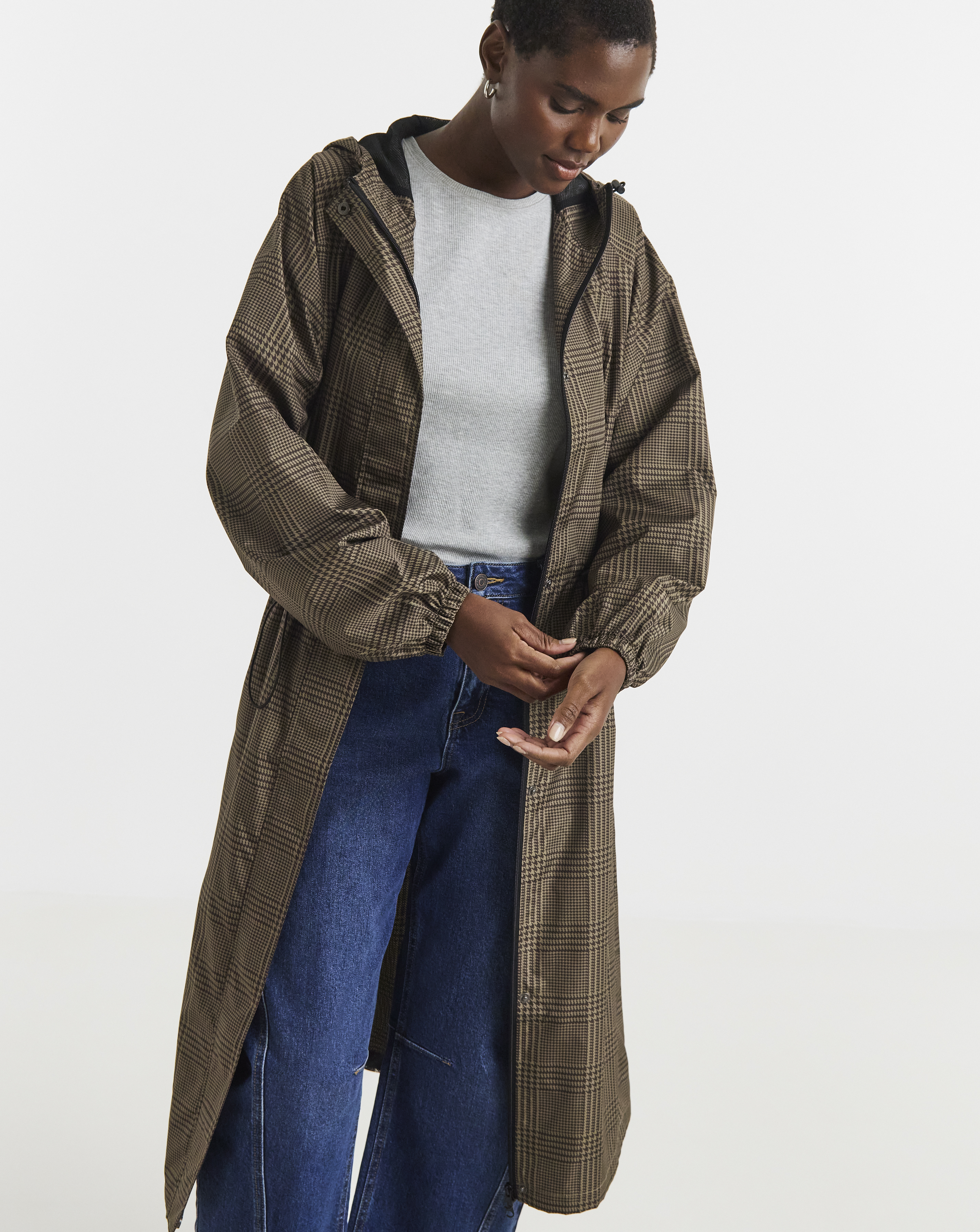 New In - Longline Lightweight Raincoat