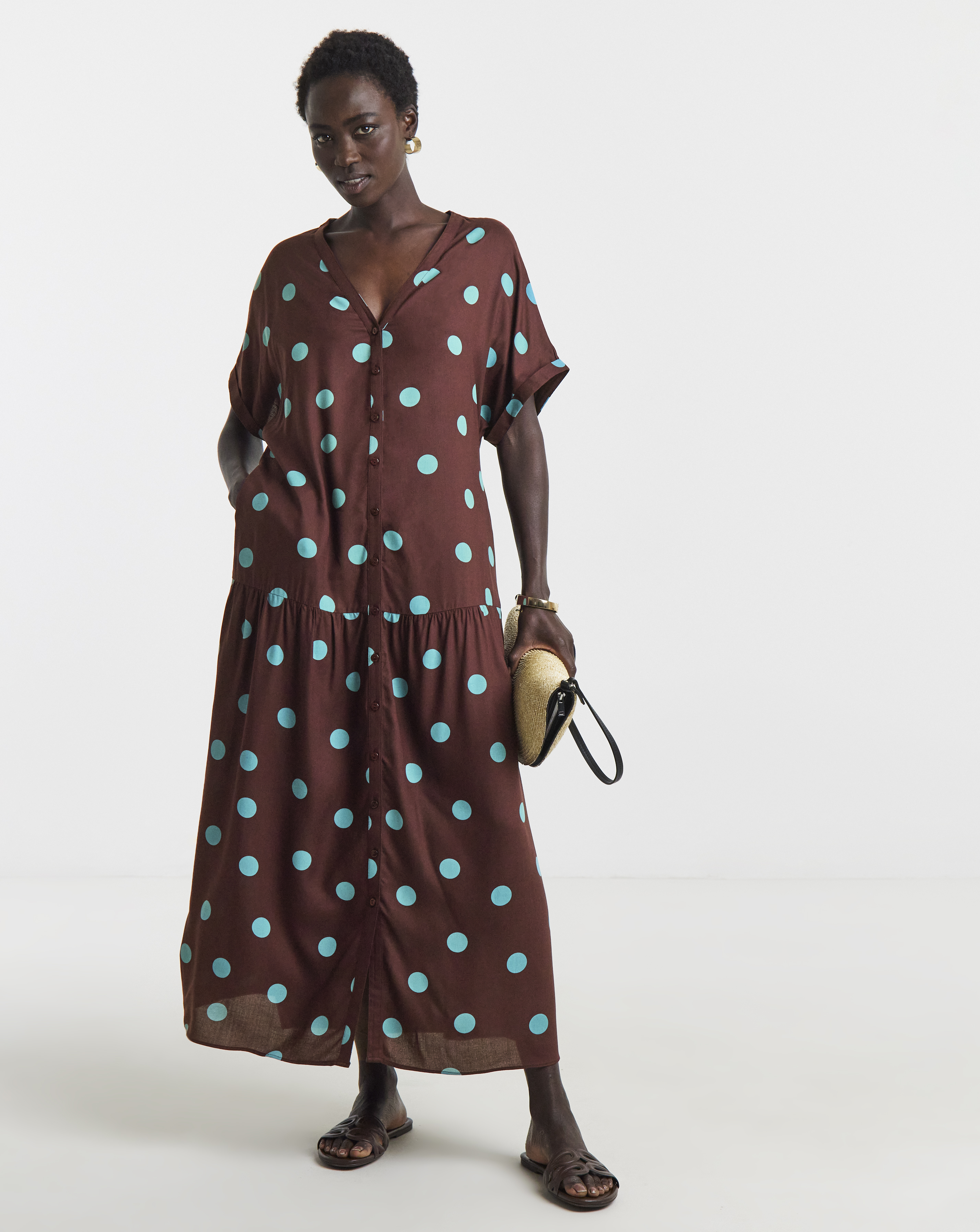 Button Through Dress