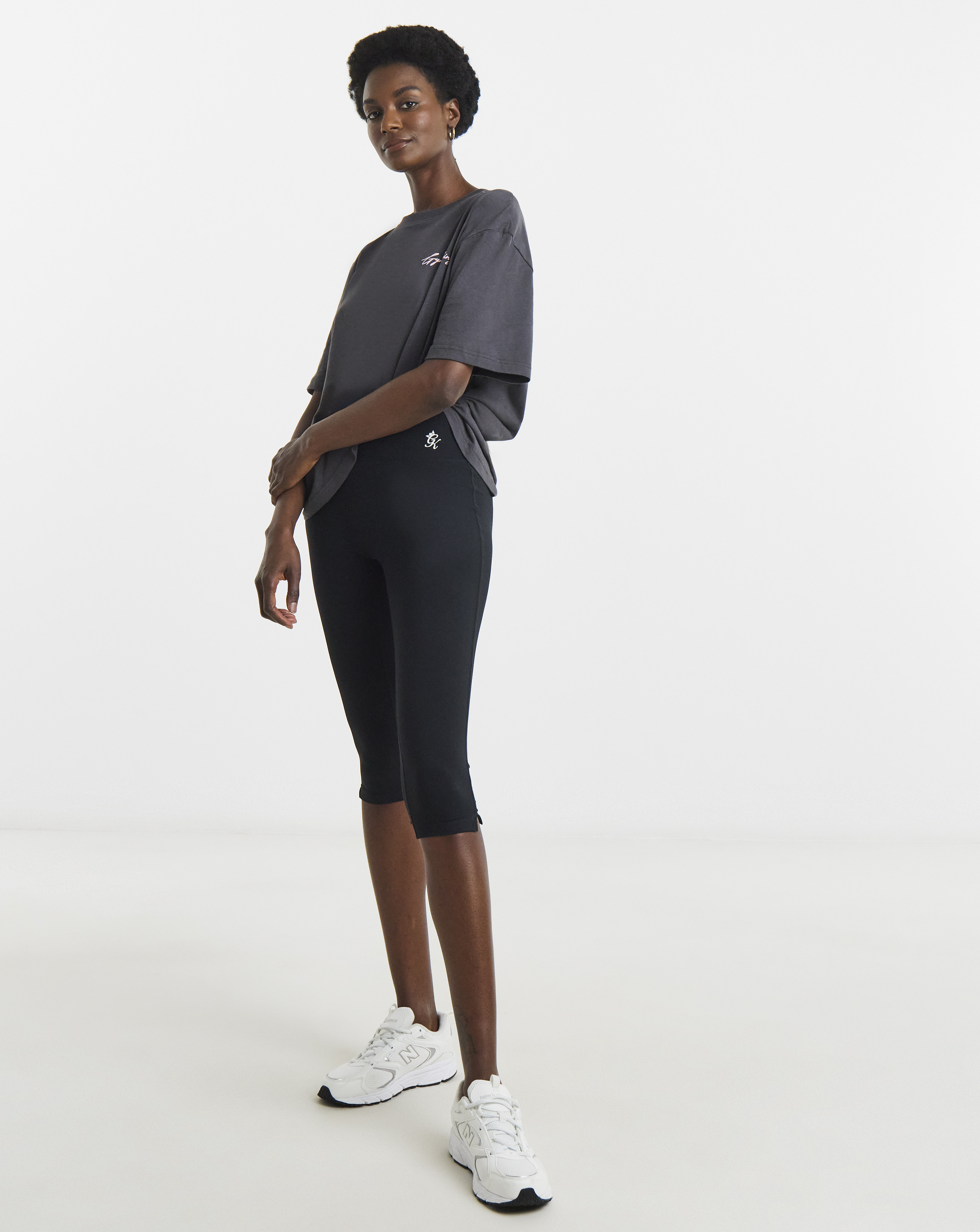Gym King 365 Capri Legging - Black